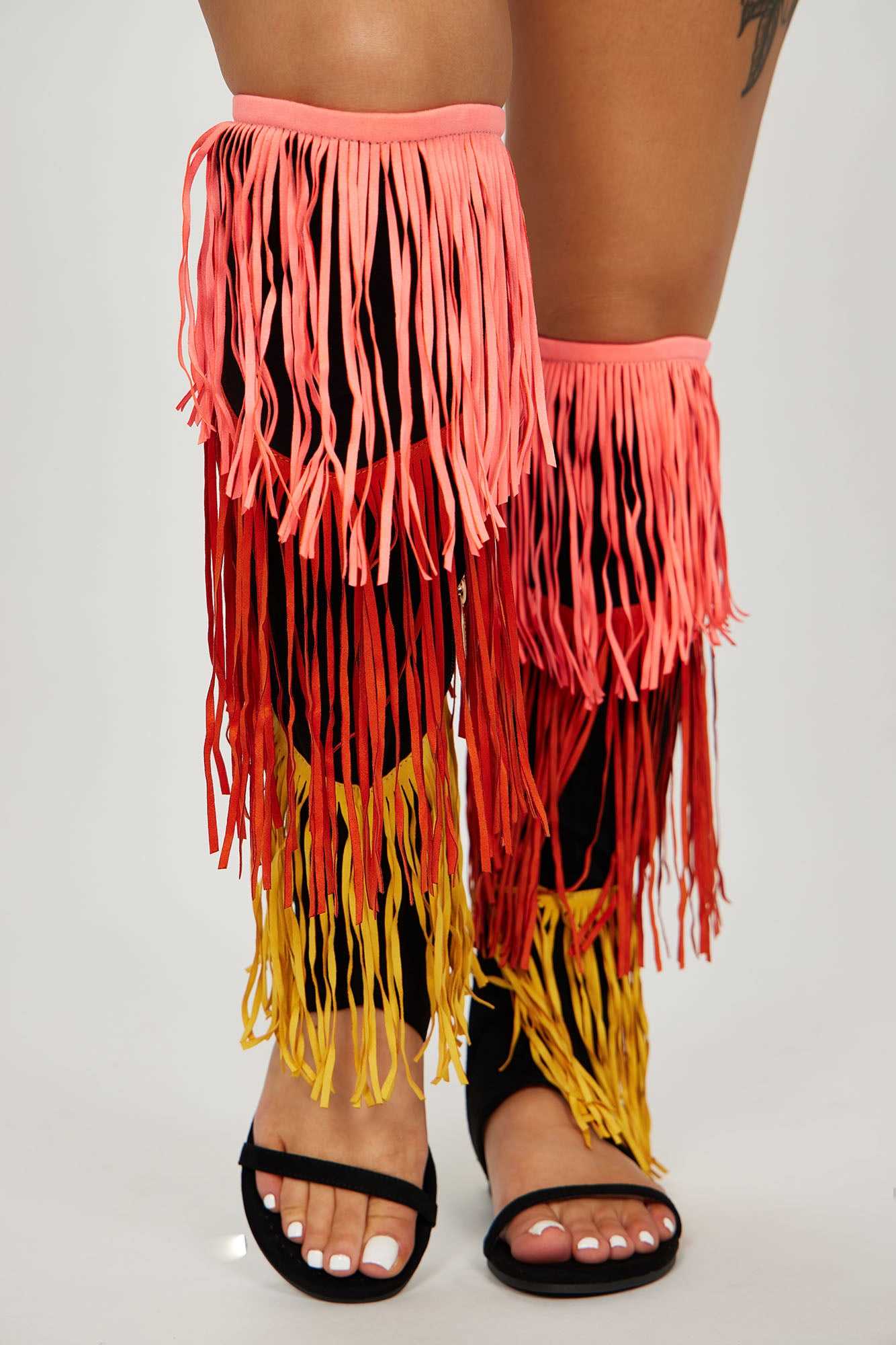 Festie Bestie Flat Sandals   Black