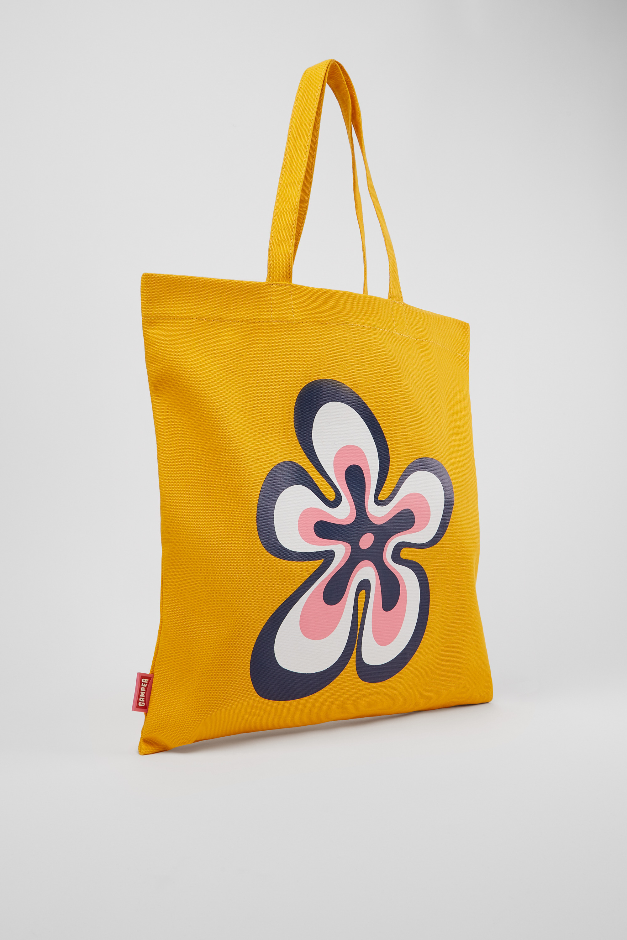 ConMigo - Orange recycled cotton tote bag