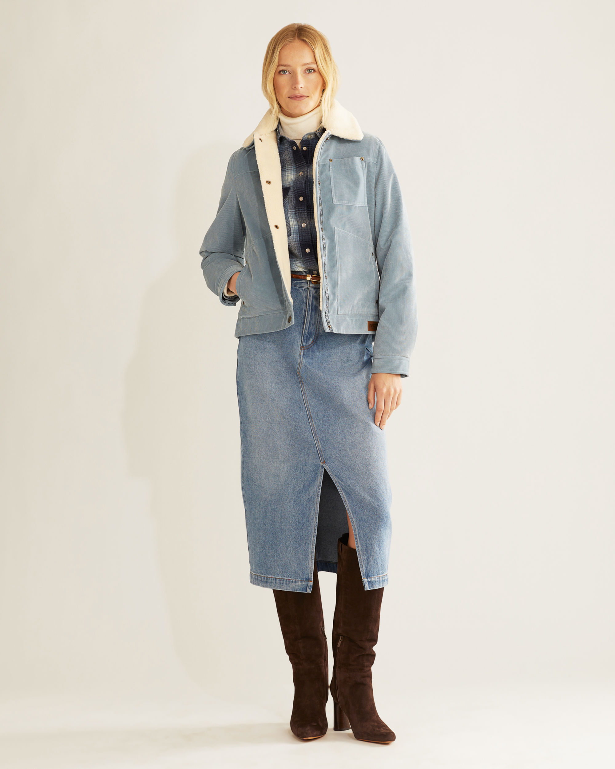 WOMEN'S WIND RIVER CORDUROY TRUCKER JACKET