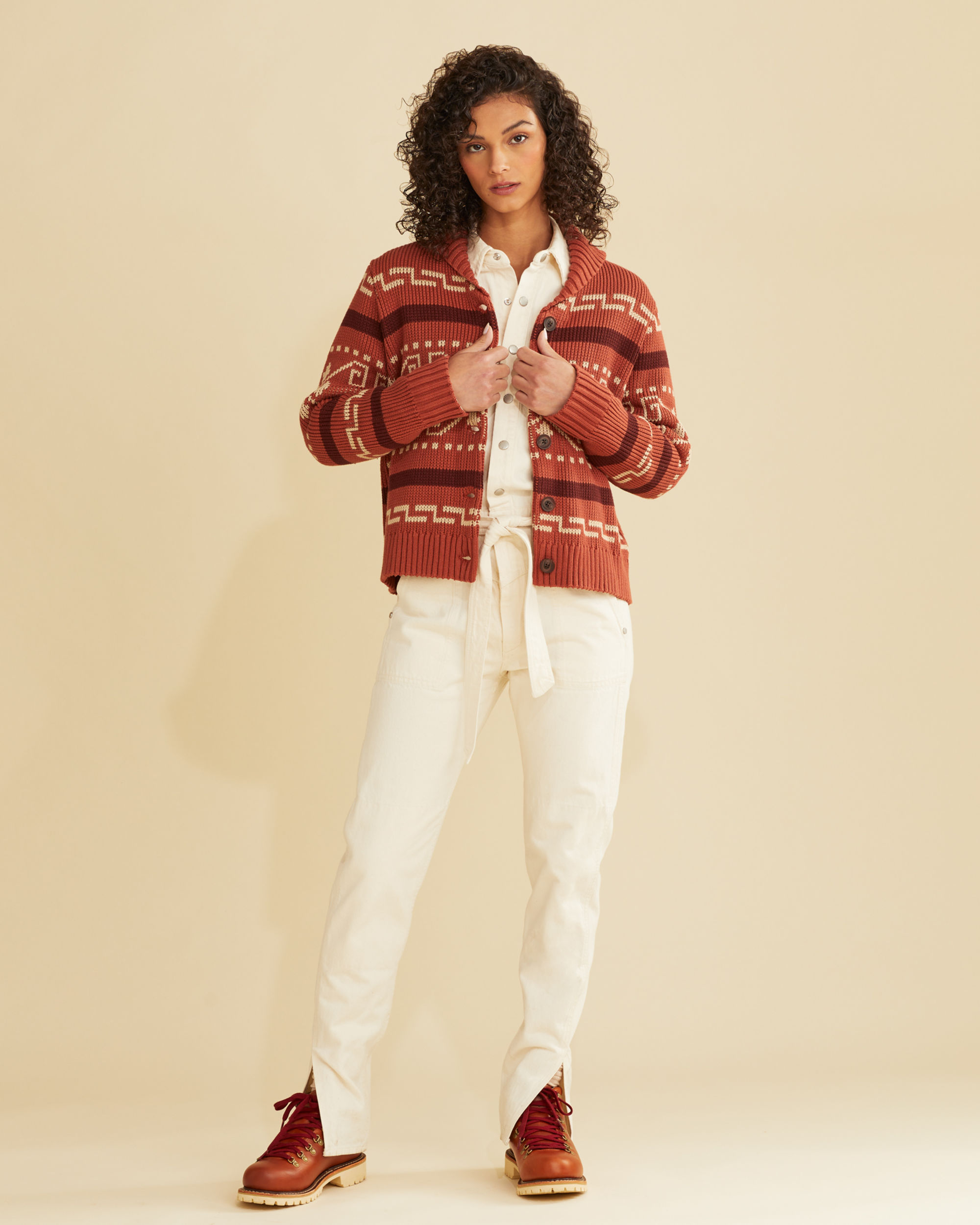 WOMEN'S WESTERLEY COTTON CARDIGAN