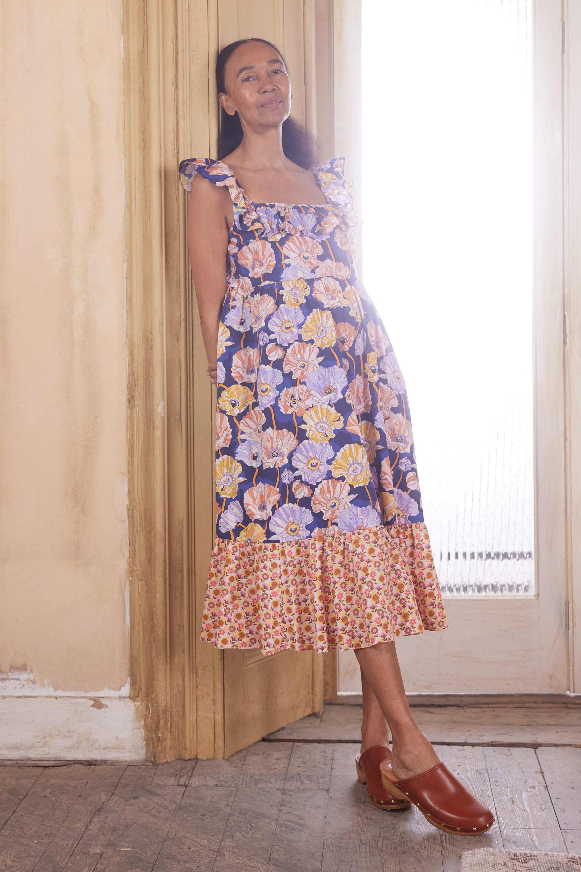 Summer Poppy Midscale Ruffle Dreamer Dress