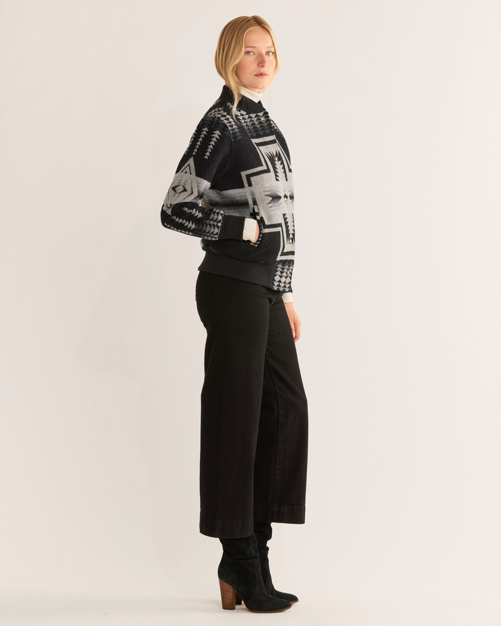 WOMEN'S HARDING WOOL BOMBER