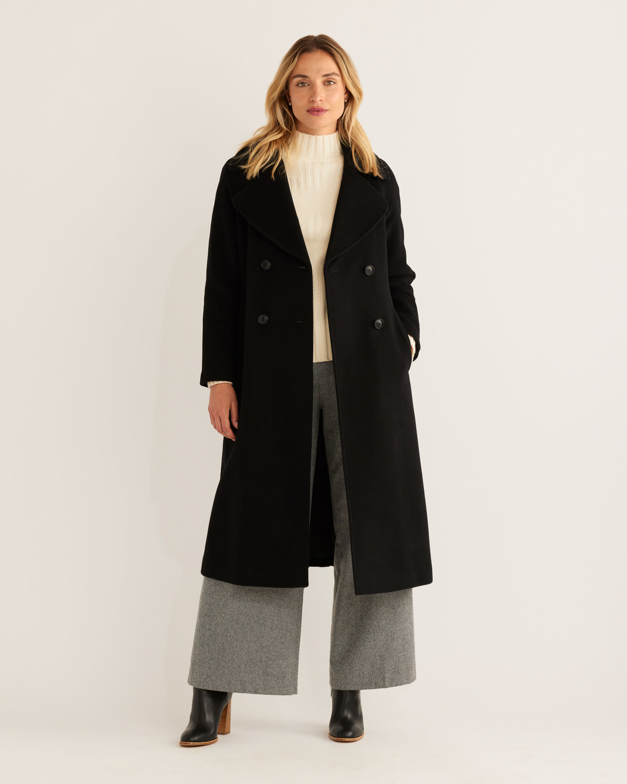 WOMEN'S UPTOWN LONG WOOL COAT