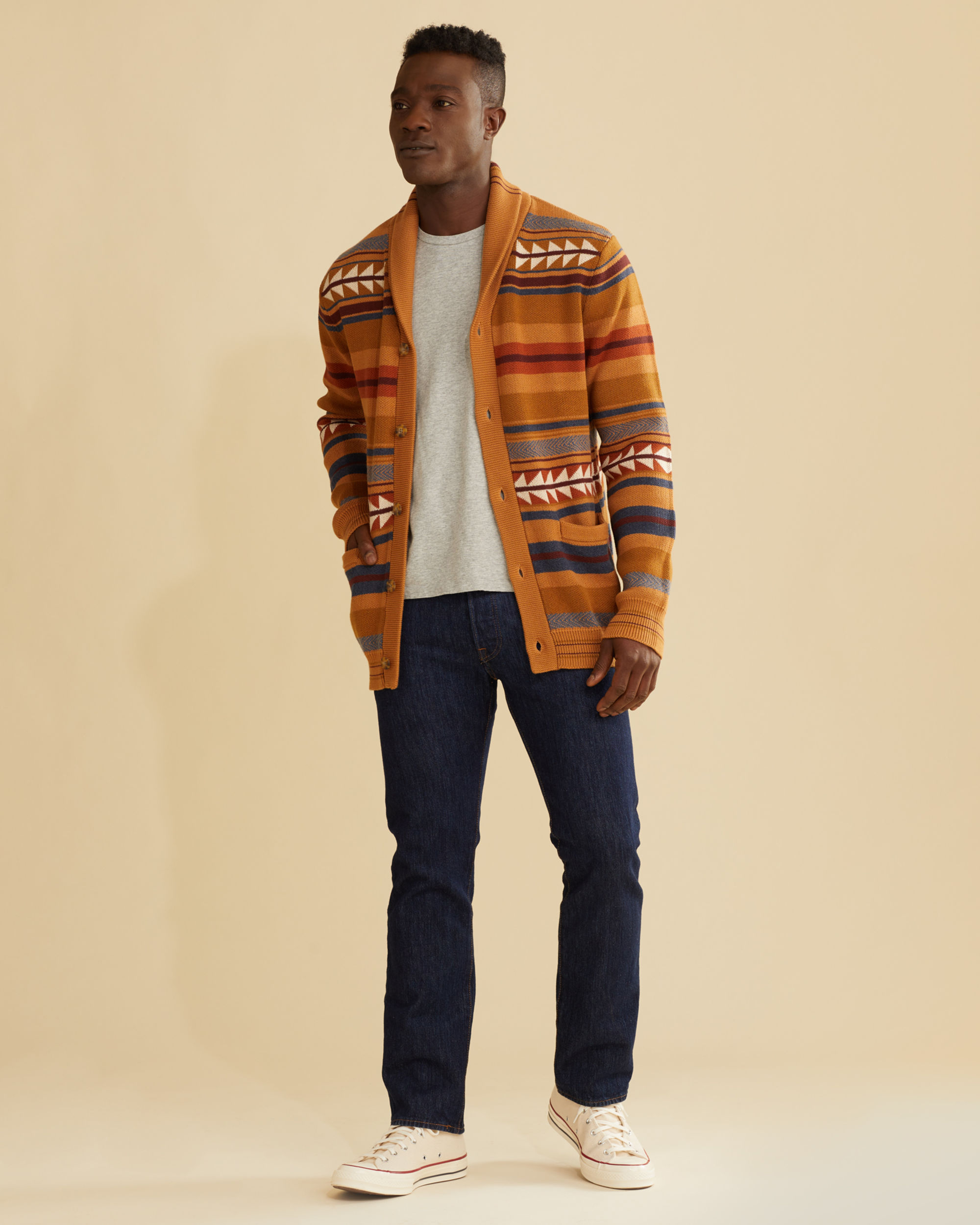 MEN'S MEDICINE BOW COTTON CARDIGAN
