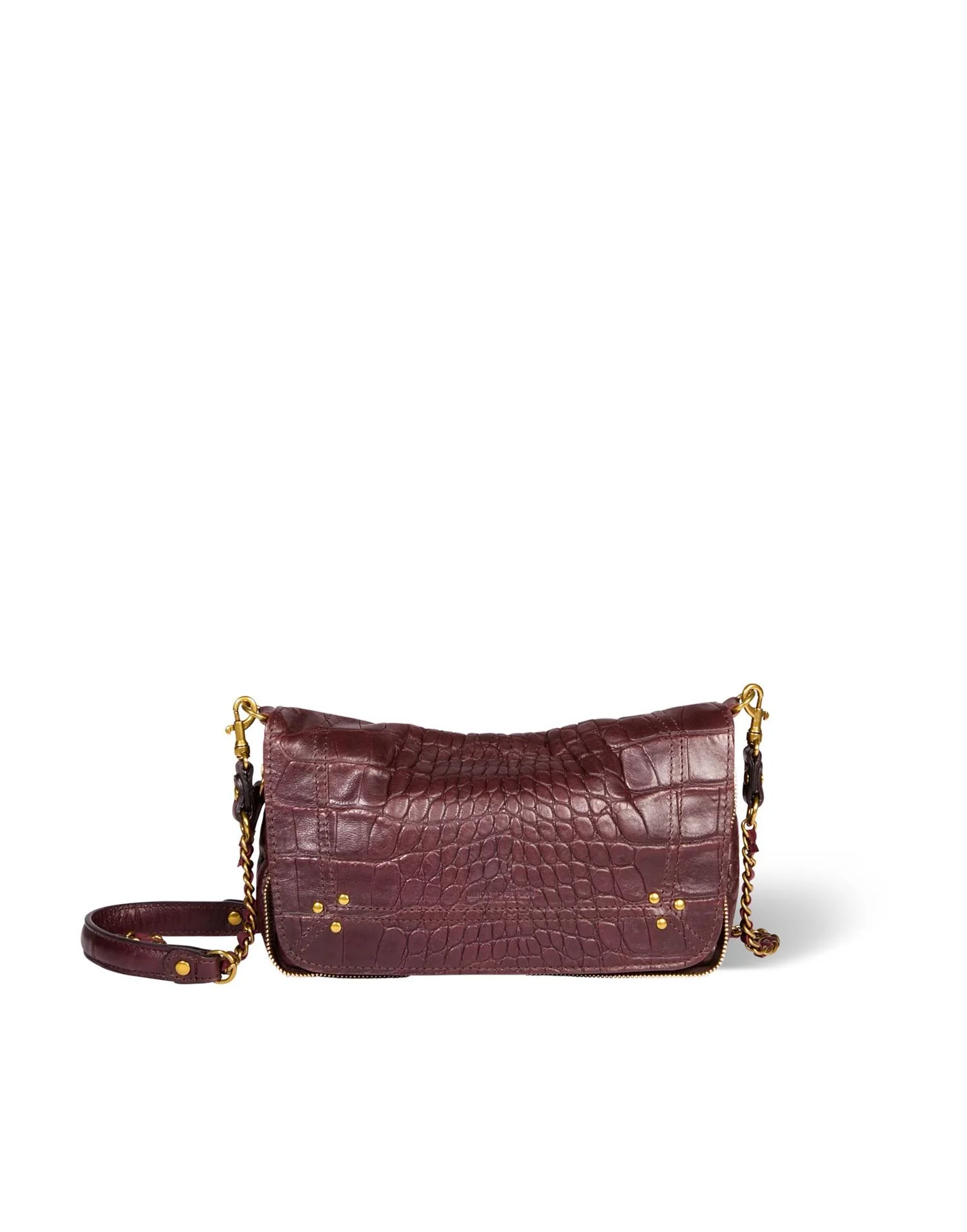 JEROME DREYFUSS - Bobi S - Croco Aubergine