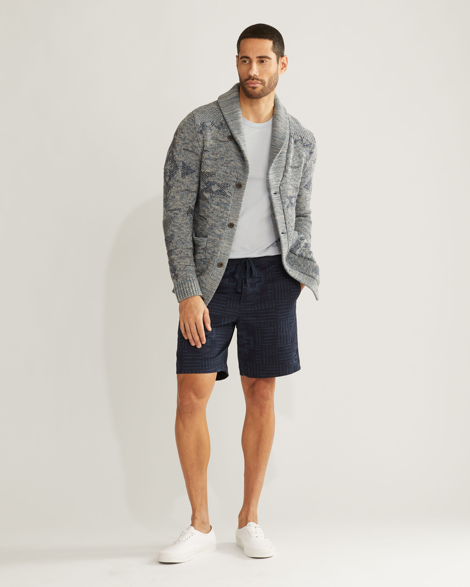 MEN'S BRIDGE CREEK COTTON CARDIGAN