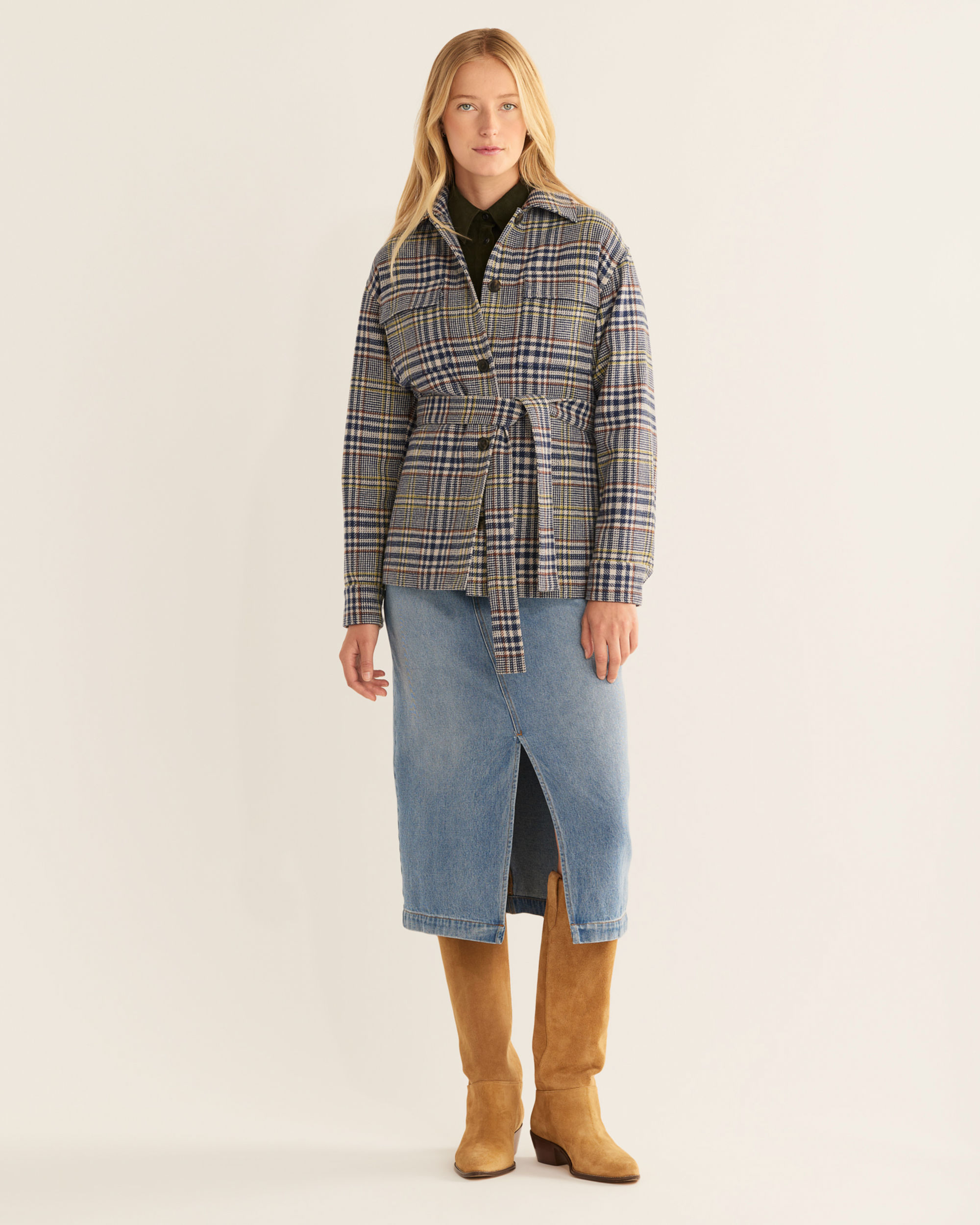 WOMEN'S WEST END WOOL SHIRT JACKET
