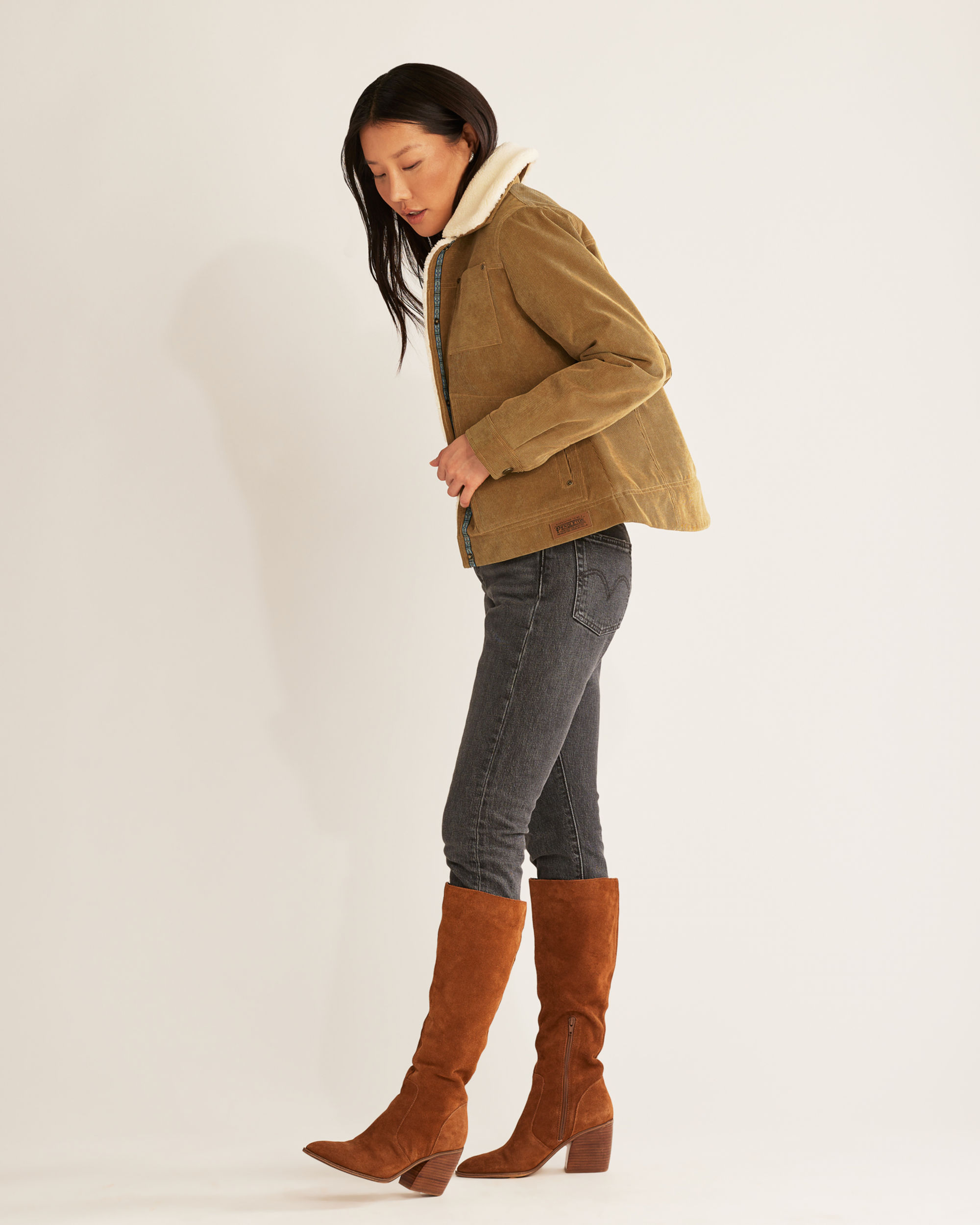 WOMEN'S WIND RIVER CORDUROY TRUCKER JACKET