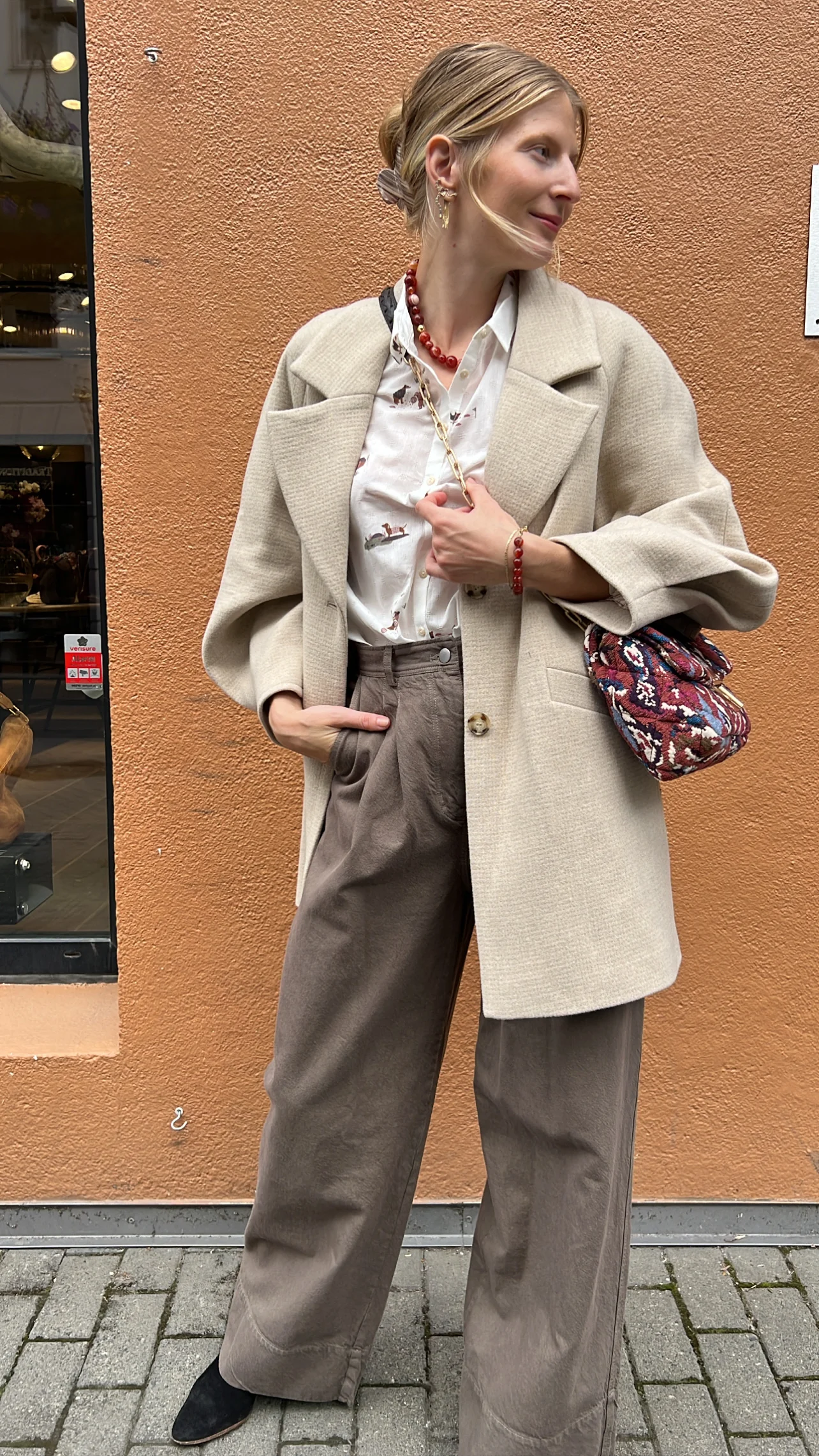 VANESSA BRUNO - Moon Bag Cotton - Multicolour