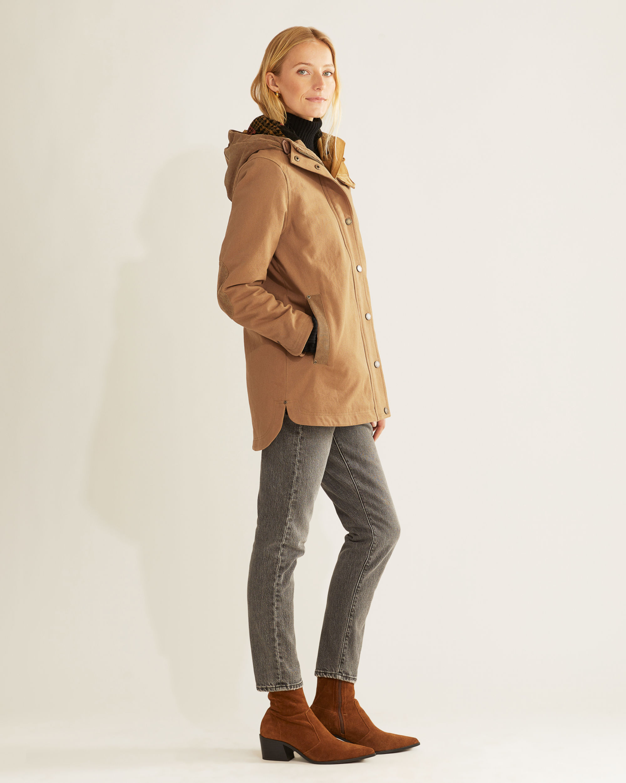 WOMEN'S MARIAS COTTON CANVAS PARKA