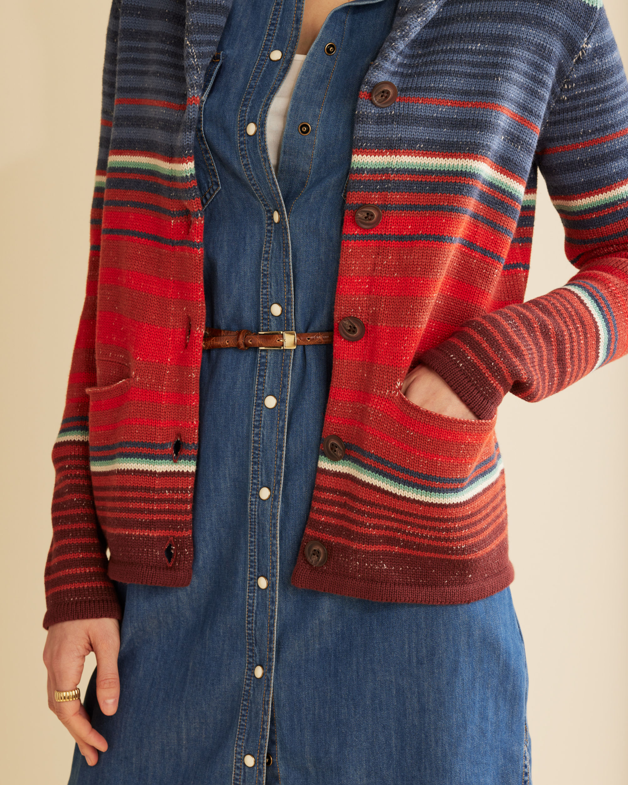 WOMEN'S LONE PINE COTTON CAMP CARDIGAN