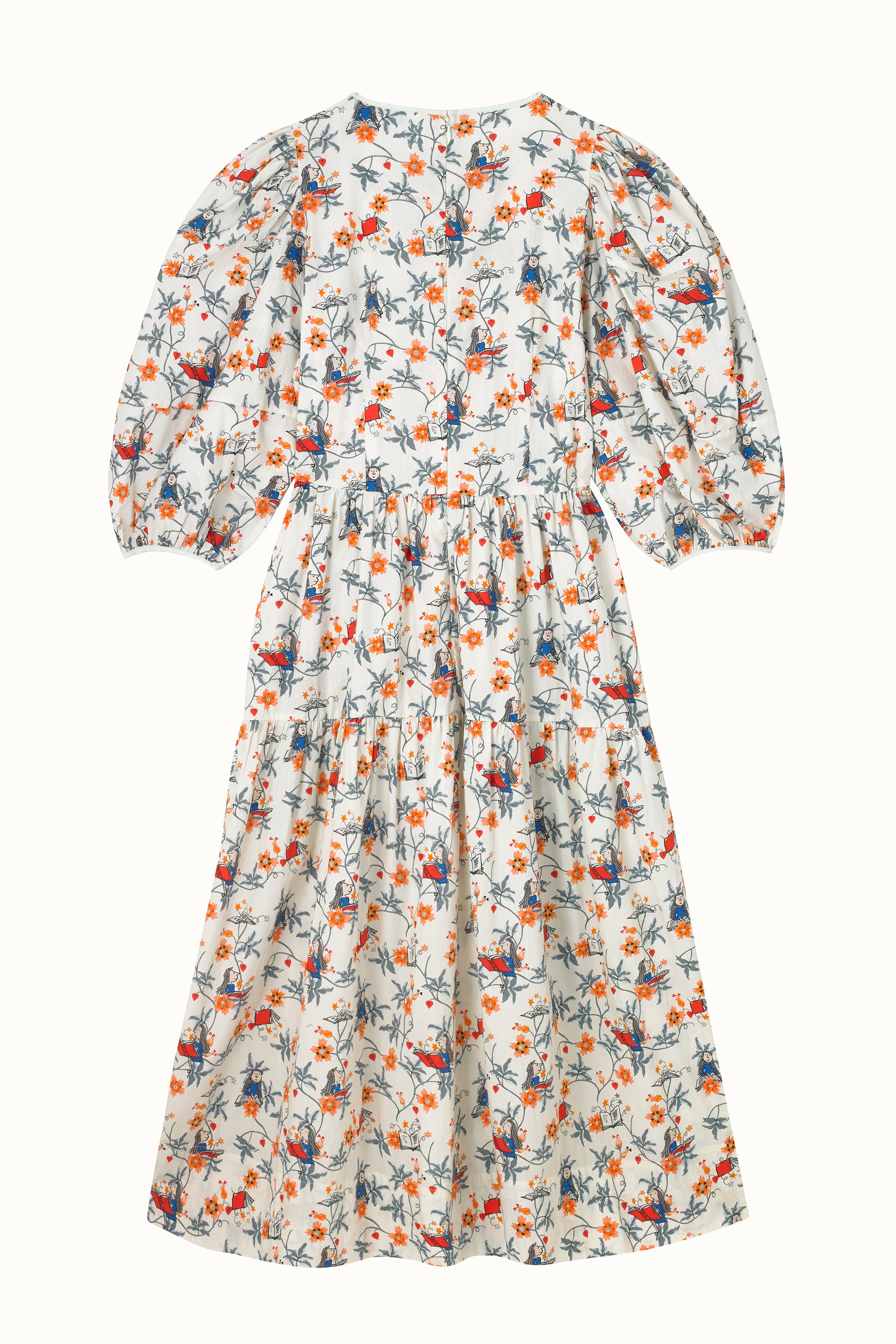Matilda Firework Floral Soft Waisted Dress