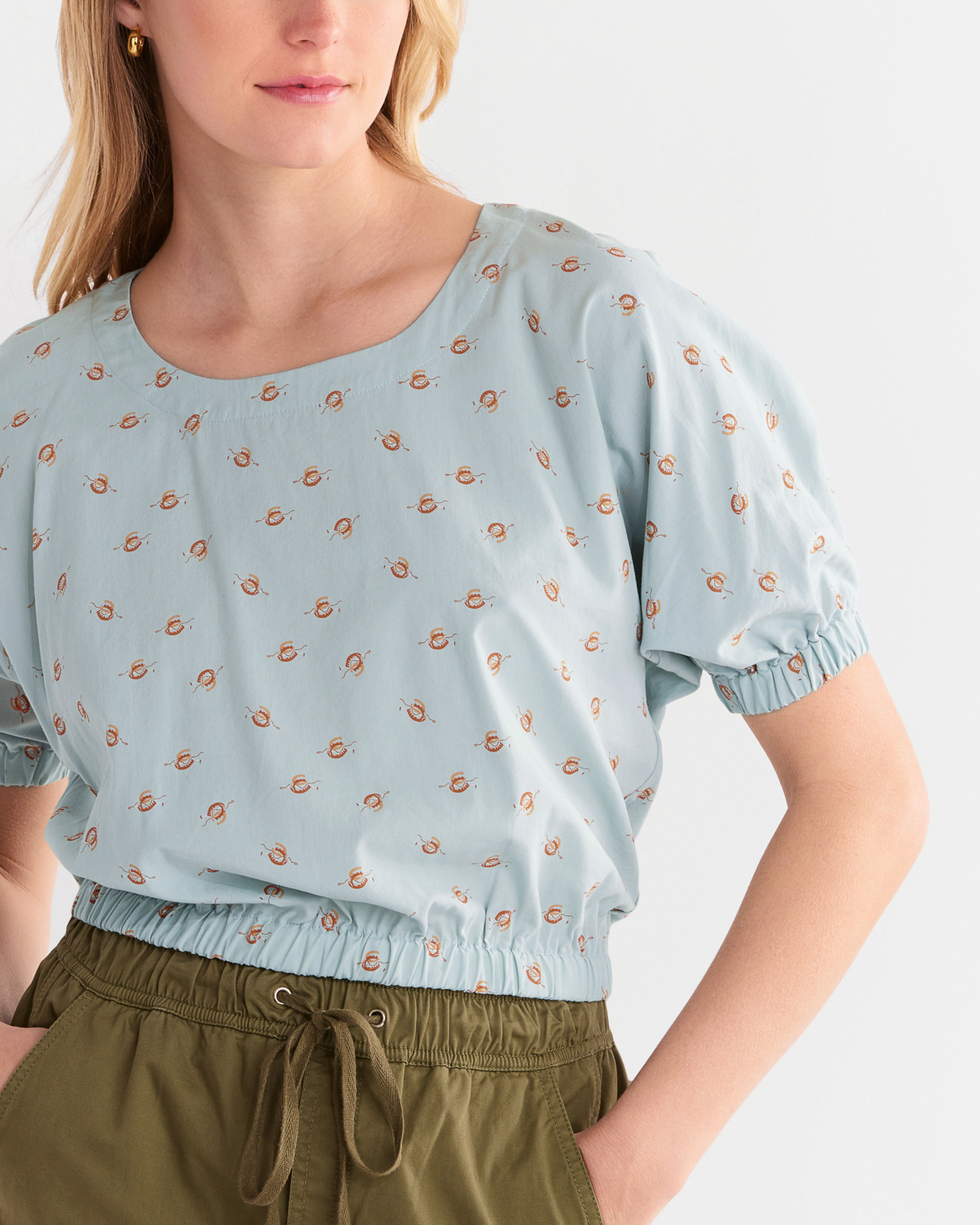 WOMEN'S DOLMAN-SLEEVE TOP