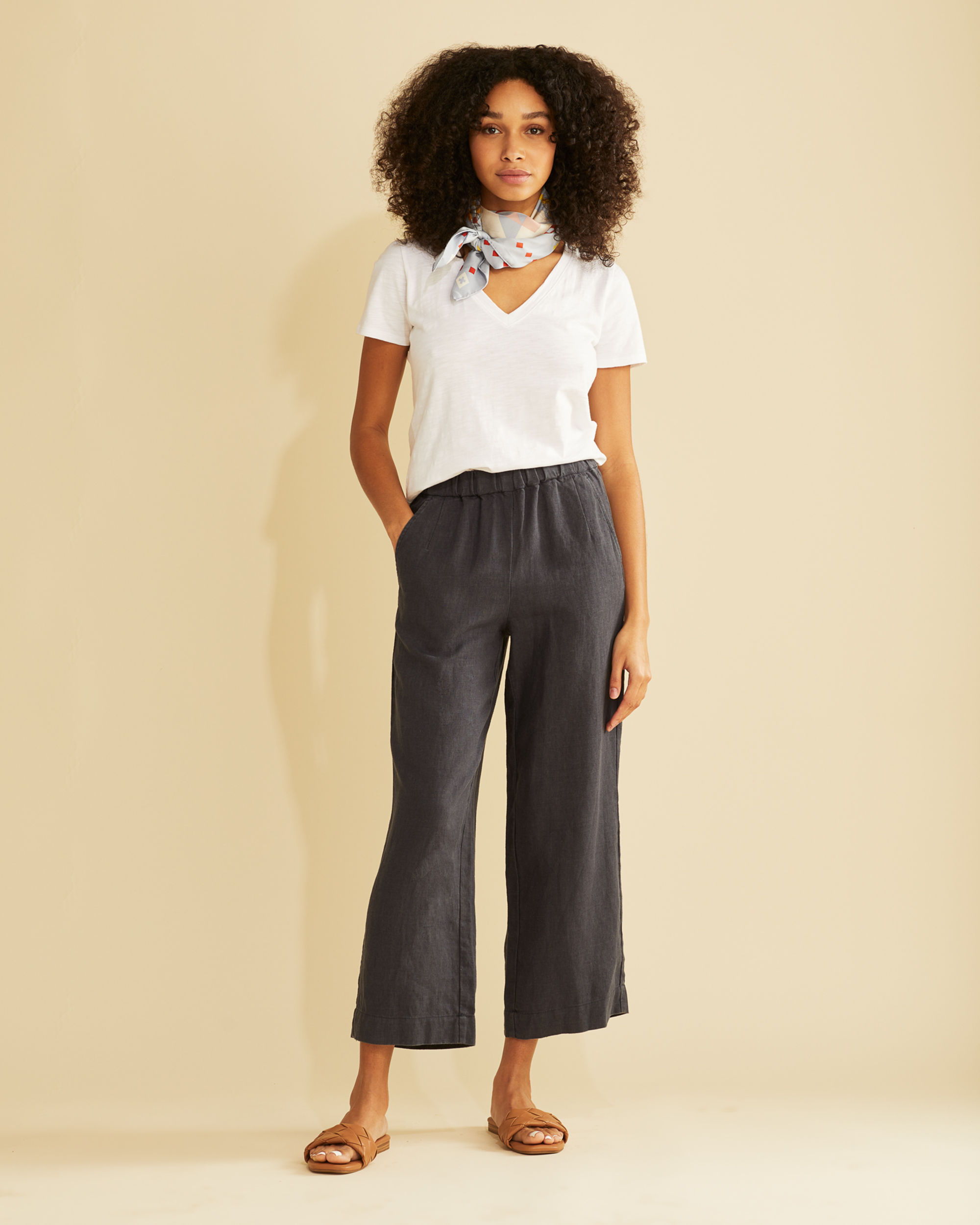 WOMEN'S BROADWAY LINEN PANTS