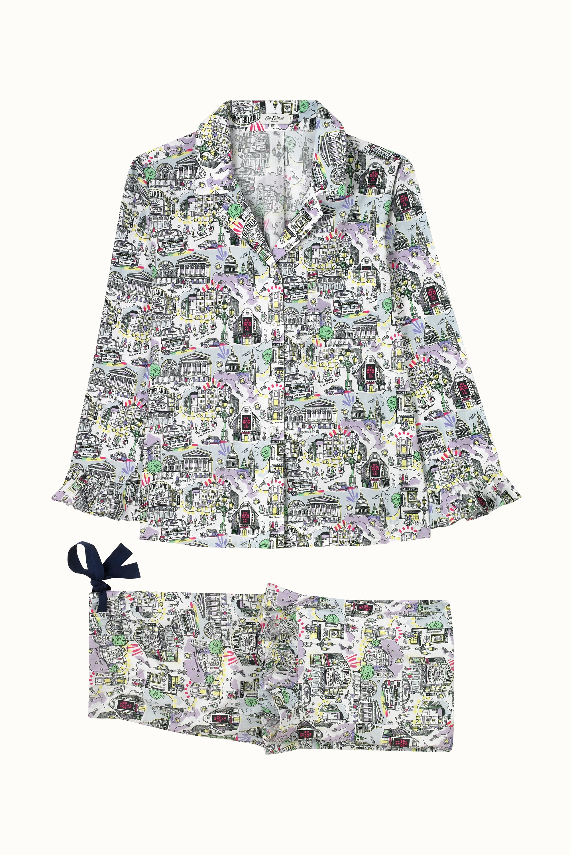 London West End Frill Woven PJ Set