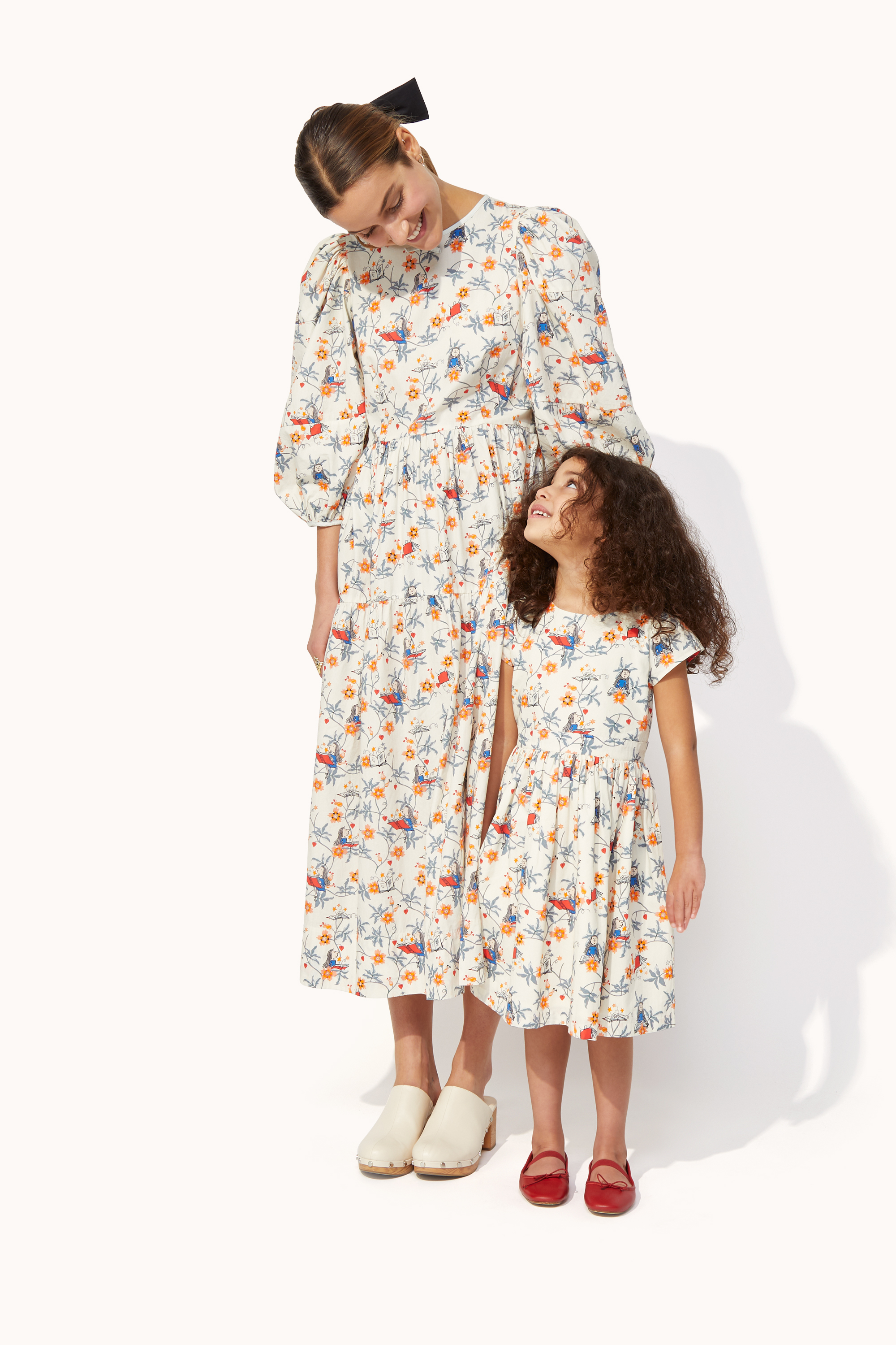 Matilda Firework Floral Soft Waisted Dress