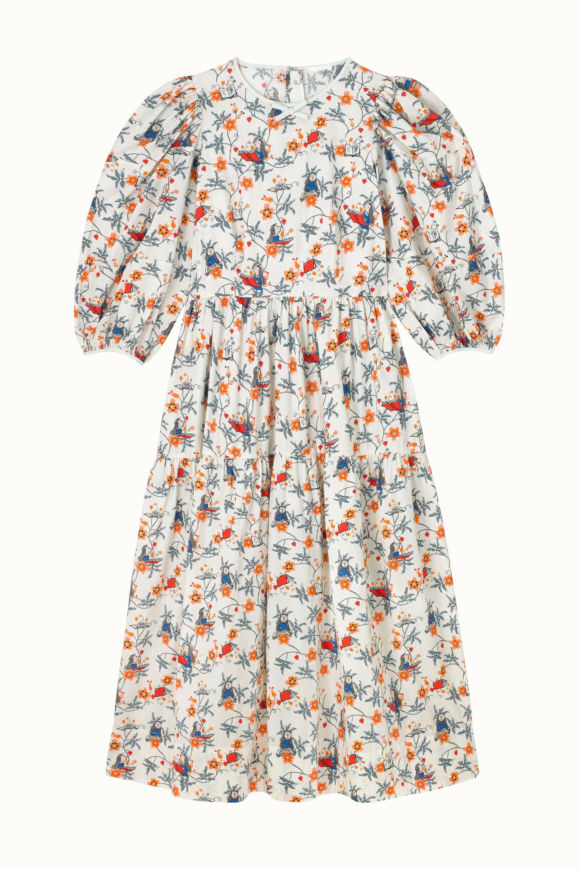 Matilda Firework Floral Soft Waisted Dress