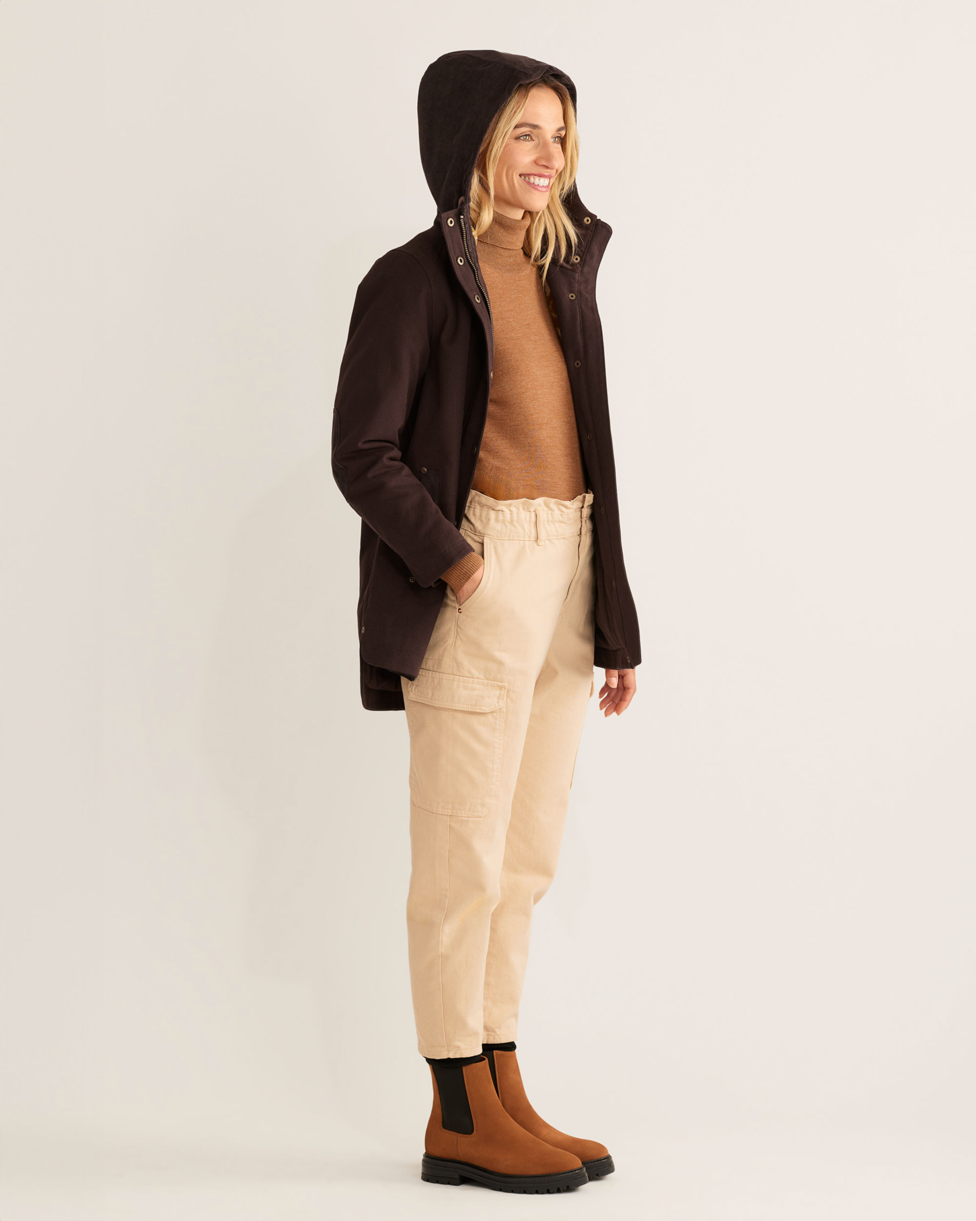 WOMEN'S MARIAS COTTON CANVAS PARKA