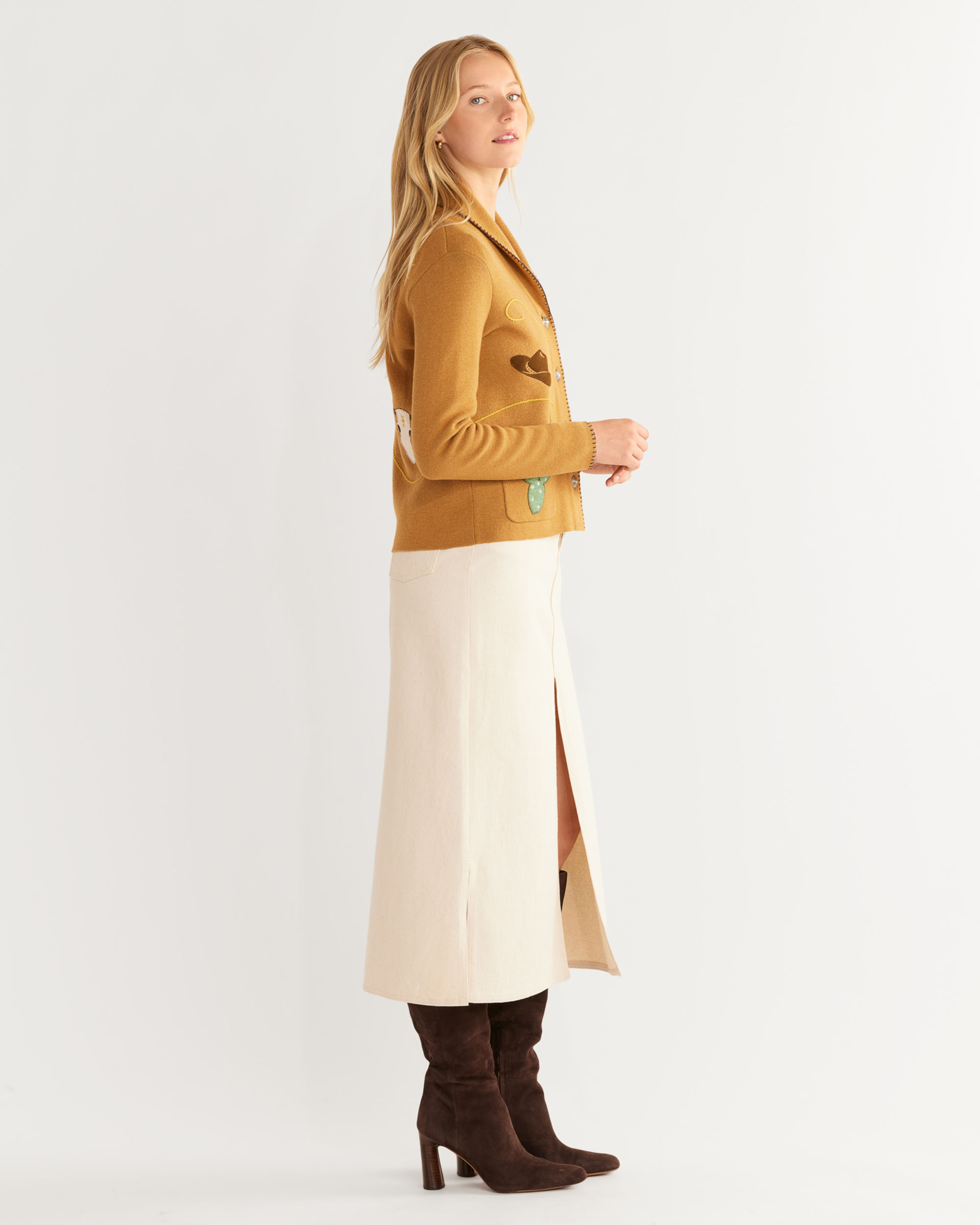 WOMEN'S LIMITED EDITION WESTERN SOUVENIR CARDIGAN