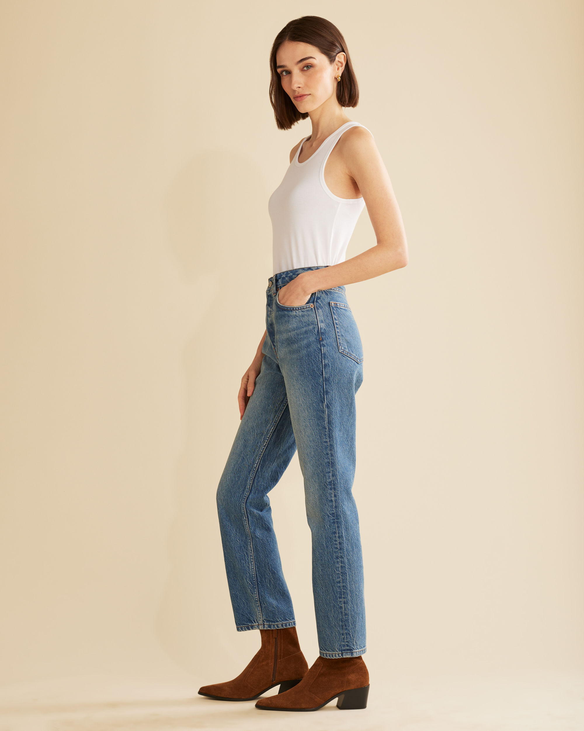 WOMEN'S MARINA COTTON TANK TOP