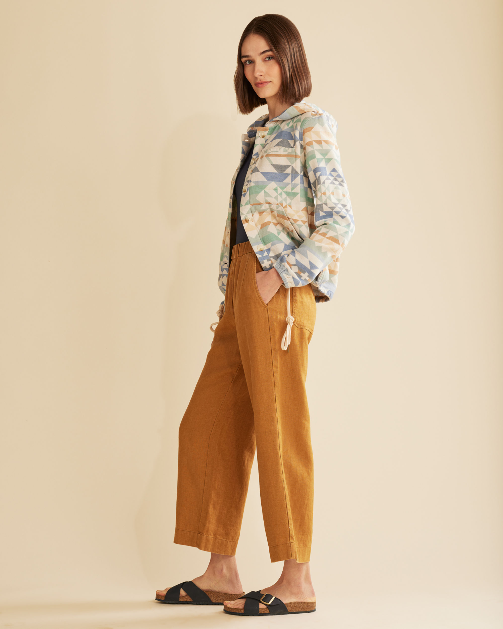 WOMEN'S BROADWAY LINEN PANTS