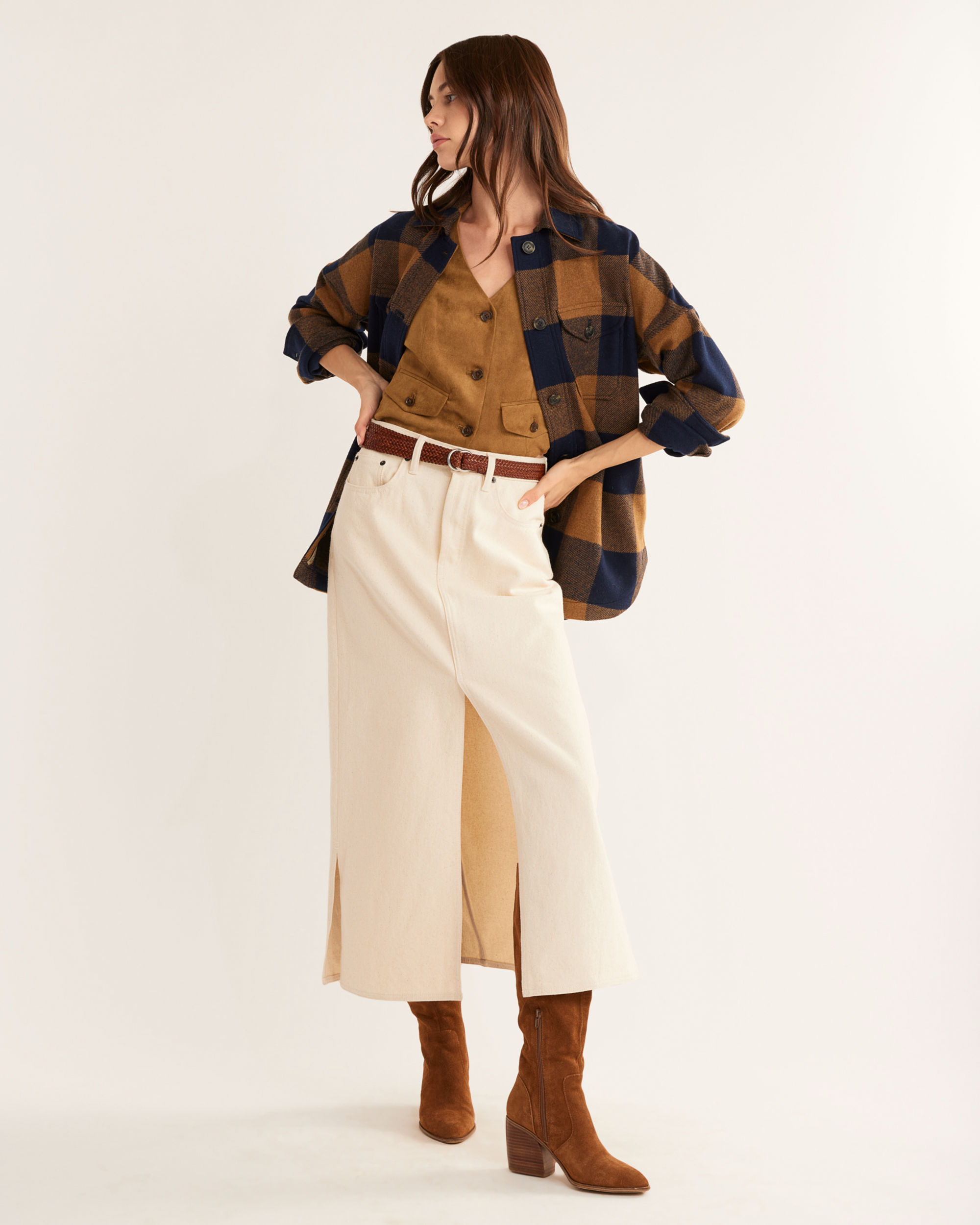 WOMEN'S WOOL SHIRT JACKET