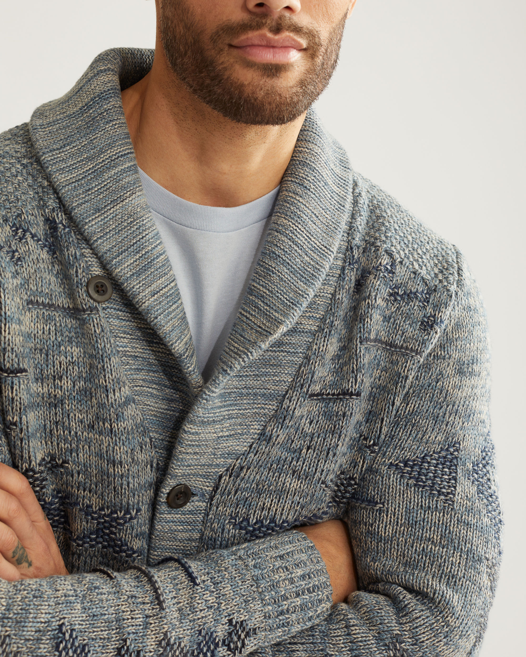 MEN'S BRIDGE CREEK COTTON CARDIGAN