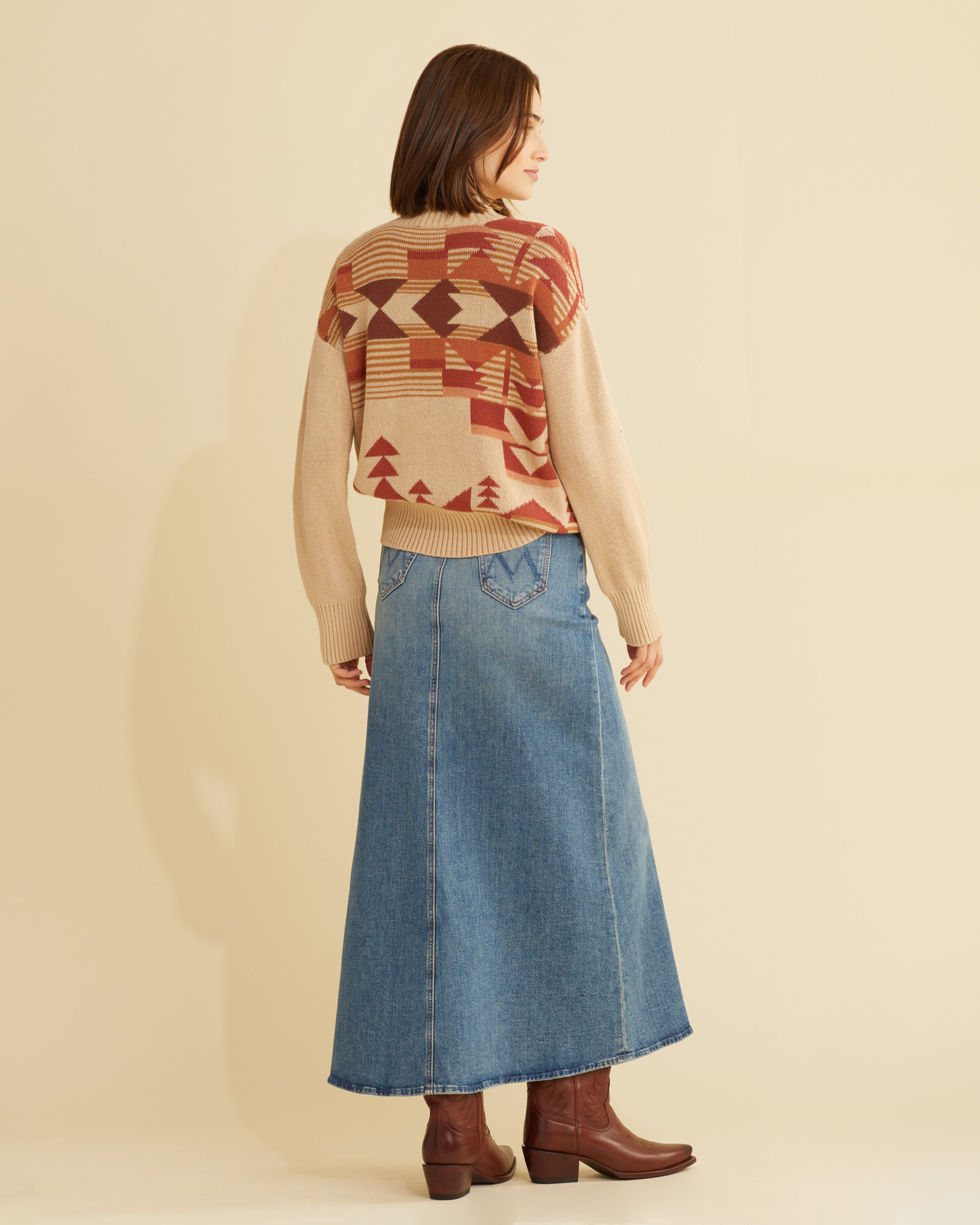 WOMEN'S DESERT DAWN MOCKNECK SWEATER