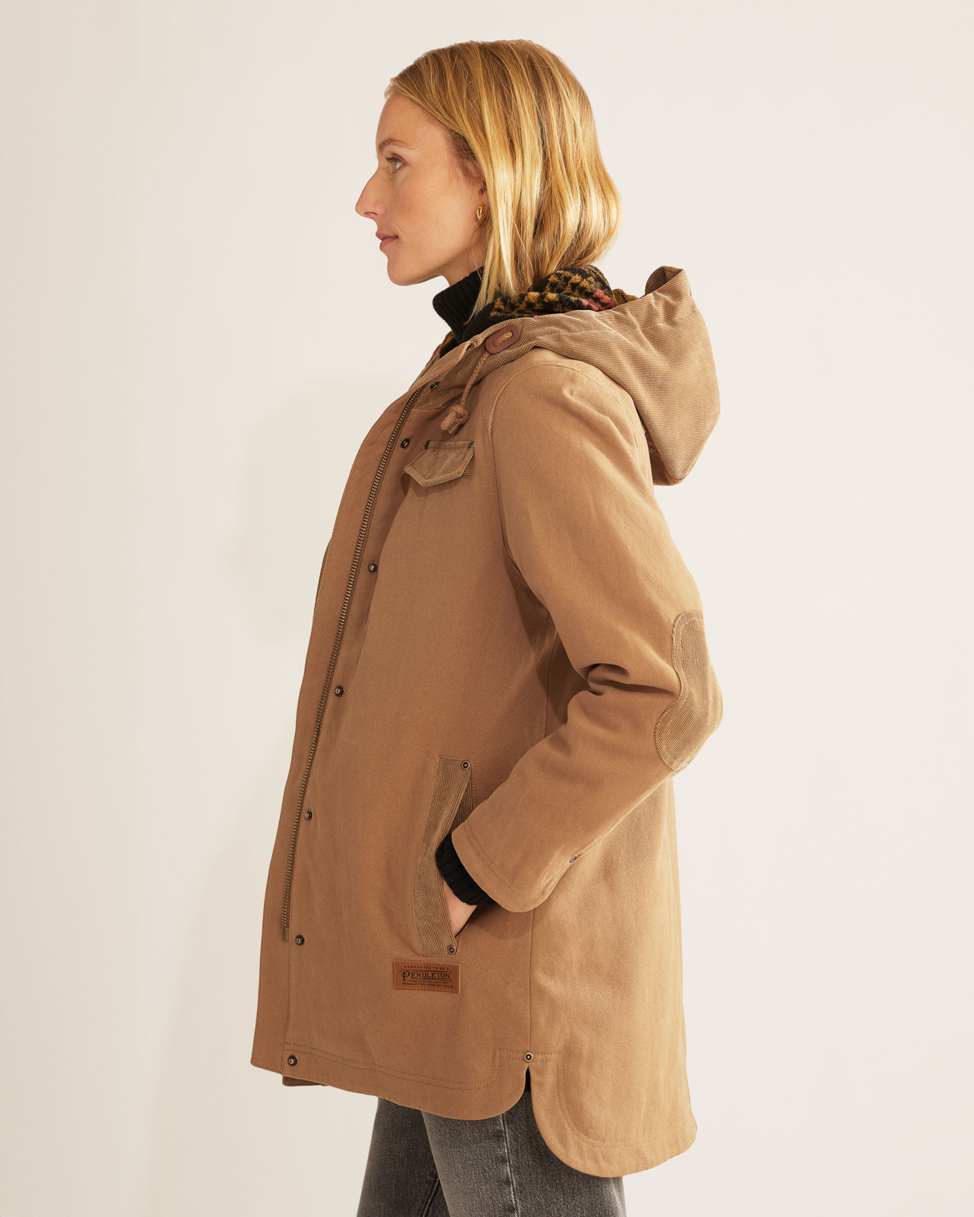 WOMEN'S MARIAS COTTON CANVAS PARKA