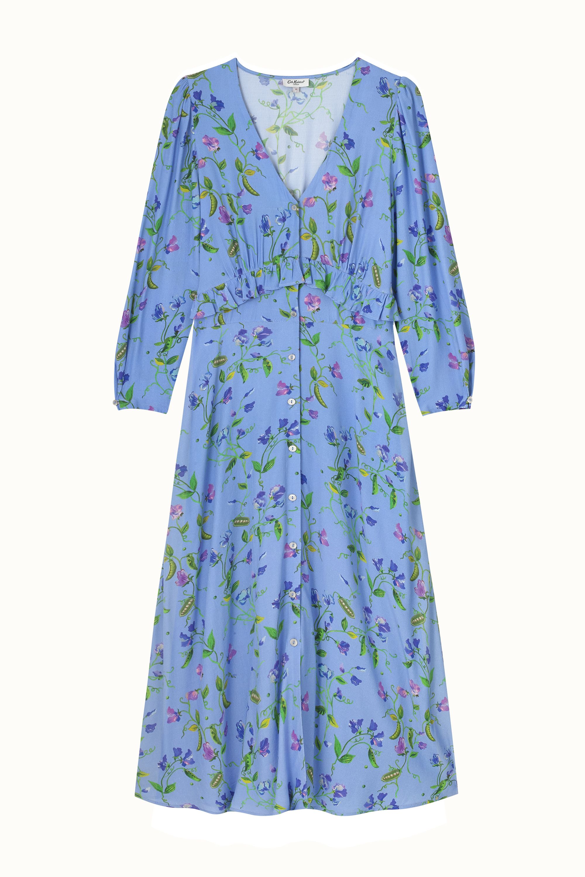 Sweet Pea Ruffle Tea Dress