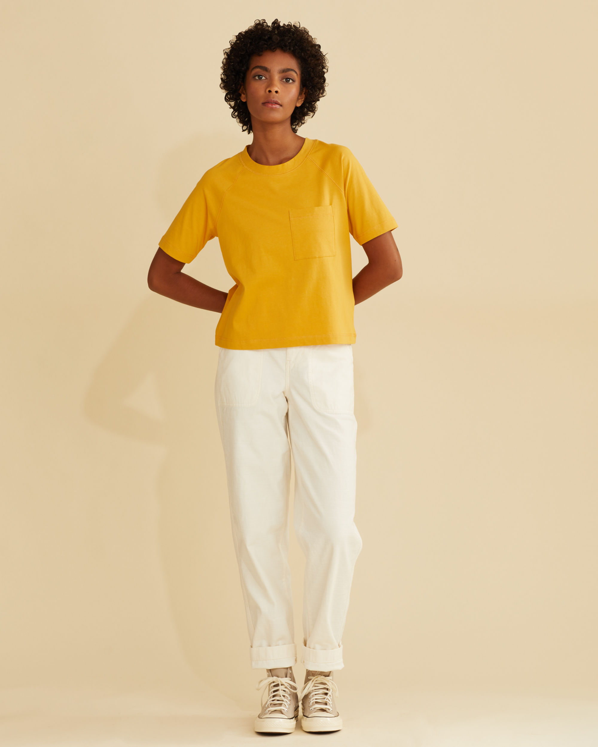 WOMEN'S DESCHUTES RAGLAN-SLEEVE TEE