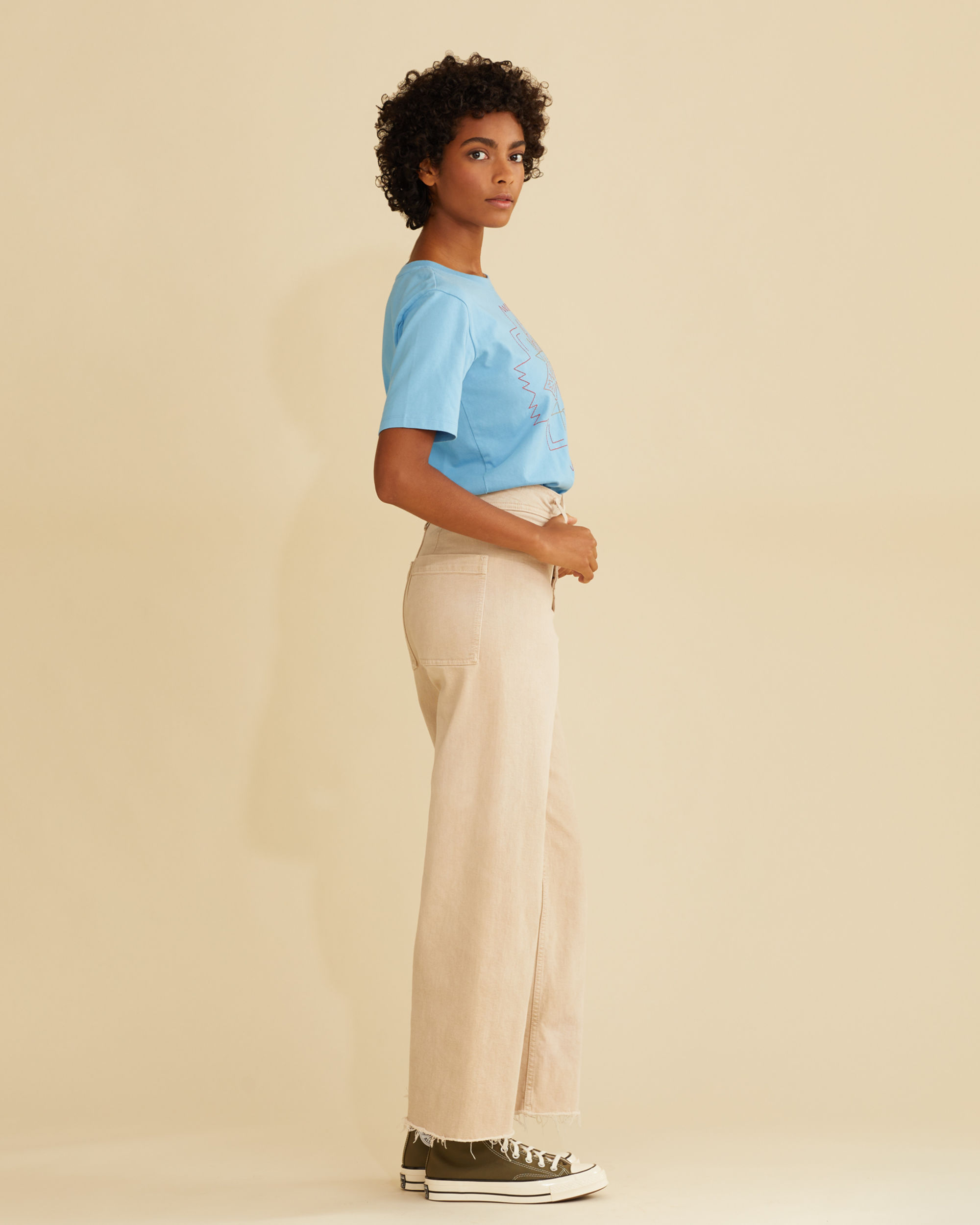 WOMEN'S DESCHUTES RAGLAN-SLEEVE TEE