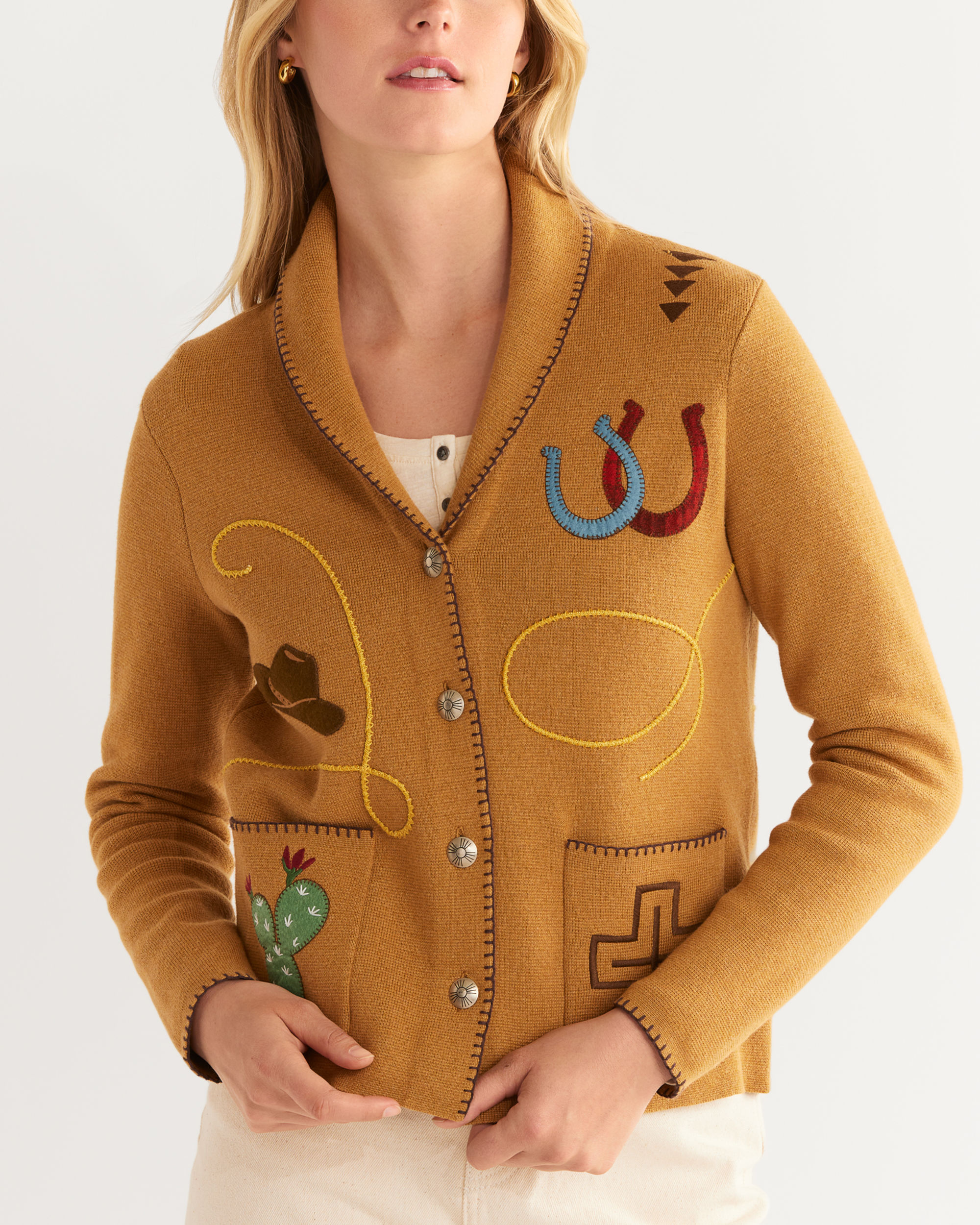 WOMEN'S LIMITED EDITION WESTERN SOUVENIR CARDIGAN