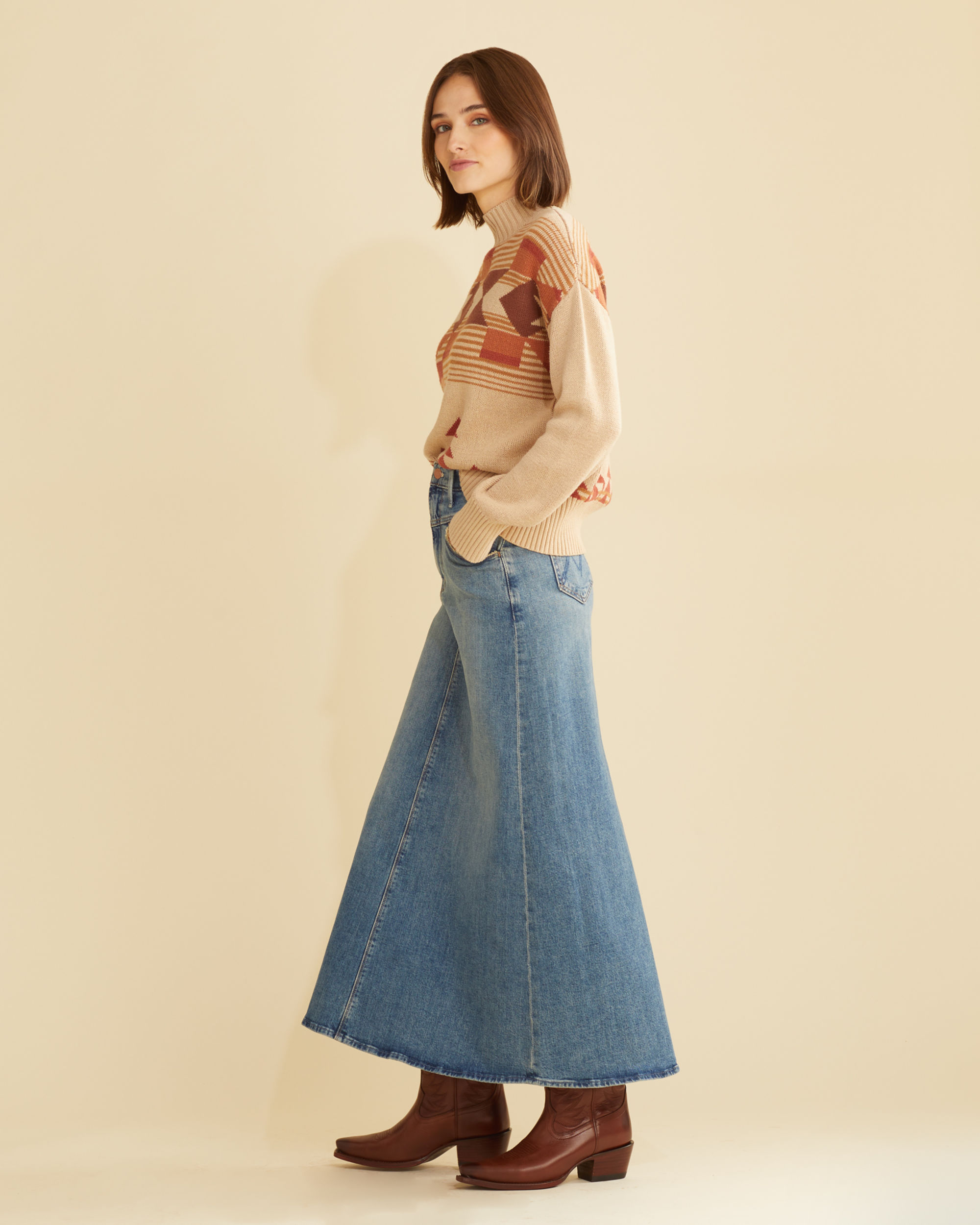 WOMEN'S DESERT DAWN MOCKNECK SWEATER