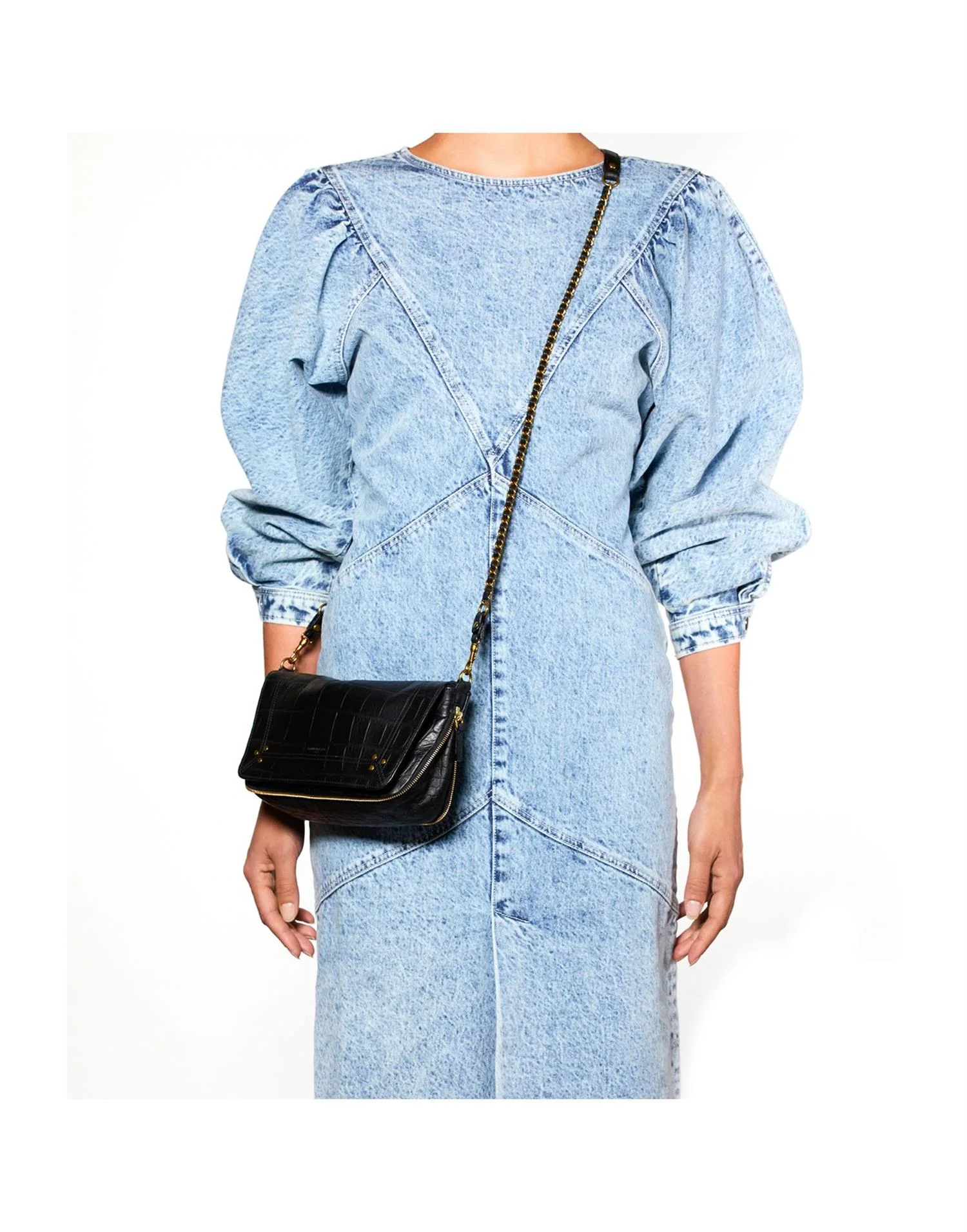 JEROME DREYFUSS - Bobi S - Croco Noir