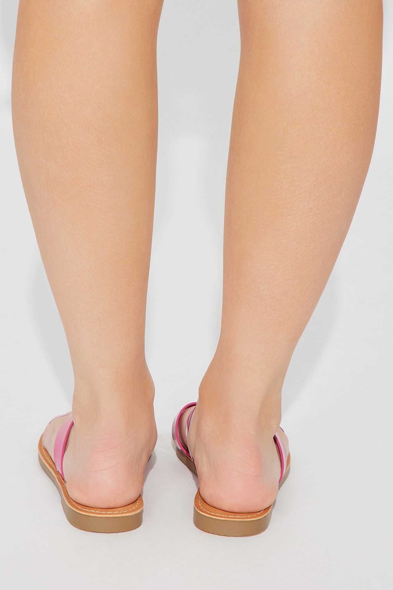 Madilyn Strappy Flip Flops   Hot Pink