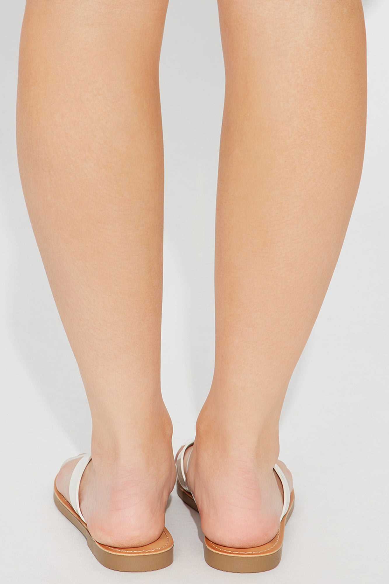 Madilyn Strappy Flip Flops   Off White