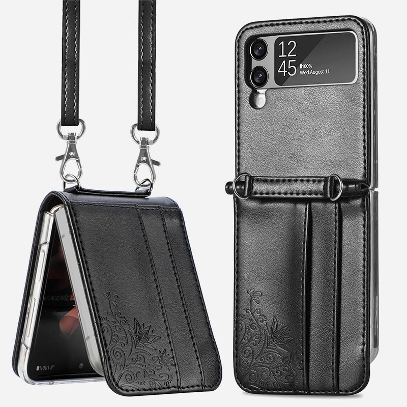 Samsung Galaxy Z Flip 3 Phone Case Crossbody Phone Bag Wallet