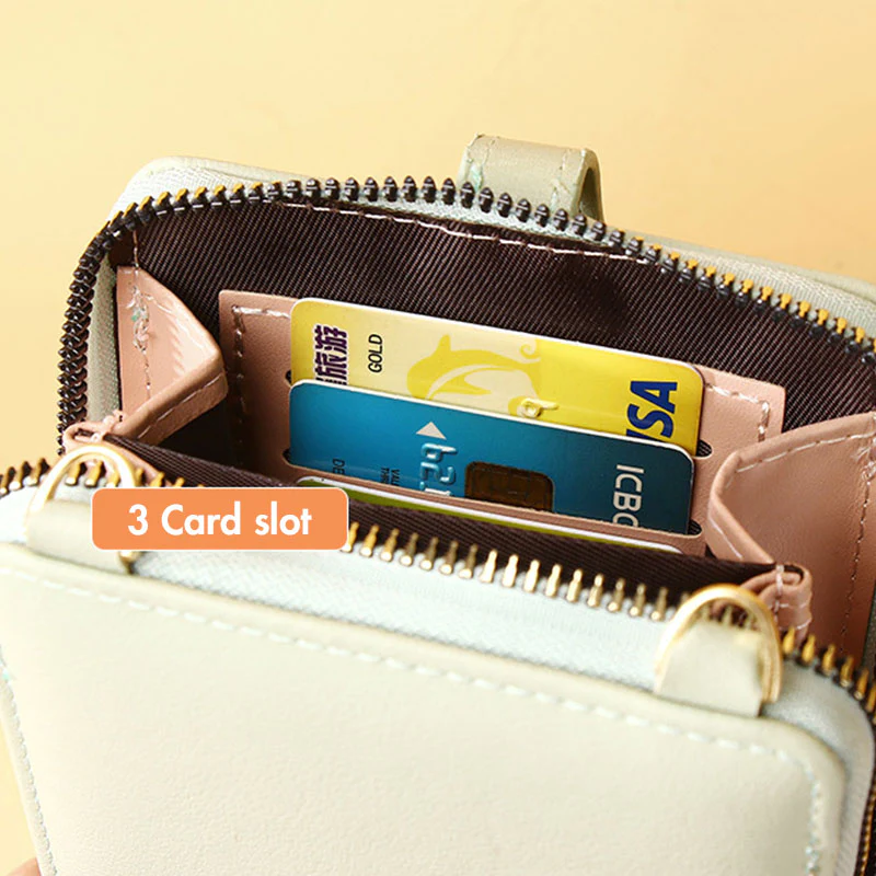 Multifunctional Elegant Embroidery Phone Bag Crossbody Bag