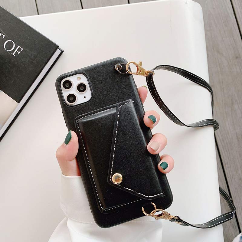 Wallet Crossbody for iPhone PU Phone Case Phone Bag with Credit Card Holder