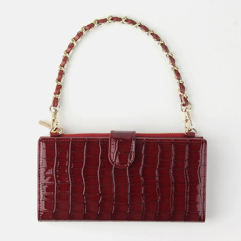 Embossing Elegant Magnetic Phone Bag Handbag Crossbody Bag