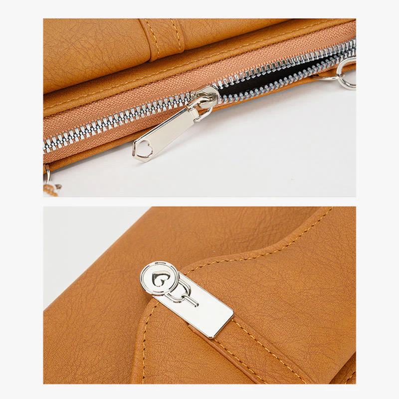 Crossbody Phone Bag Detachable Wide Strap Wallet For Women