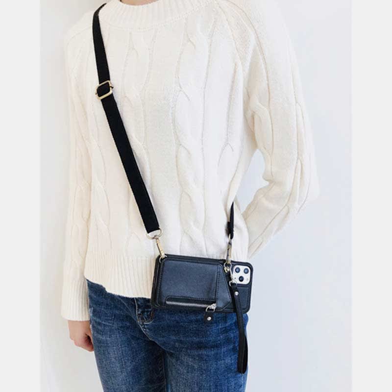 Phone Case Wallet for iPhone Leather Phone Bag with Card Holder