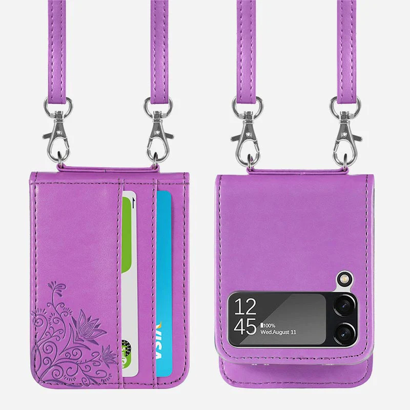 Samsung Galaxy Z Flip 3 Phone Case Crossbody Phone Bag Wallet
