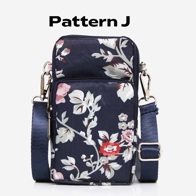 Lightweight Mini Shoulder Bag Women Purse Floral Crossbody Wallet Phone Bag