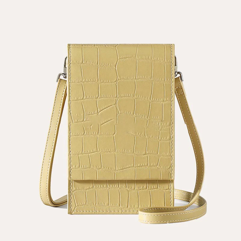 Crossbody Cell Phone Purse Women Mini PU Shoulder Bag Phone Bag