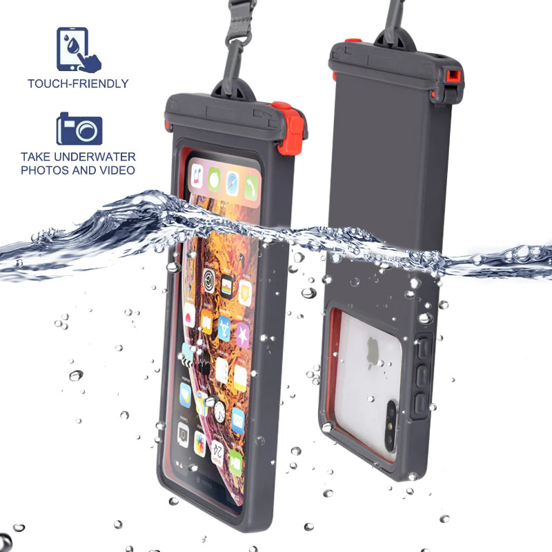 Universal Waterproof Phone Case IPX8 Cellphone Dry Bag for Vacation