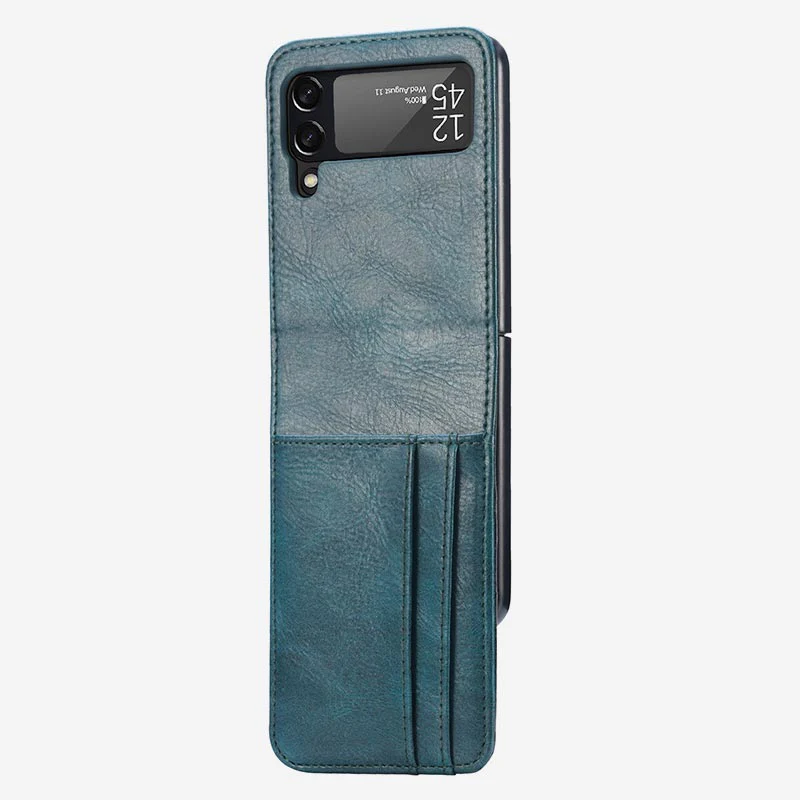 Samsung Galaxy Z Flip& Z Flip 3 4 Phone Case Leather Phone Bag with Multi-Slot
