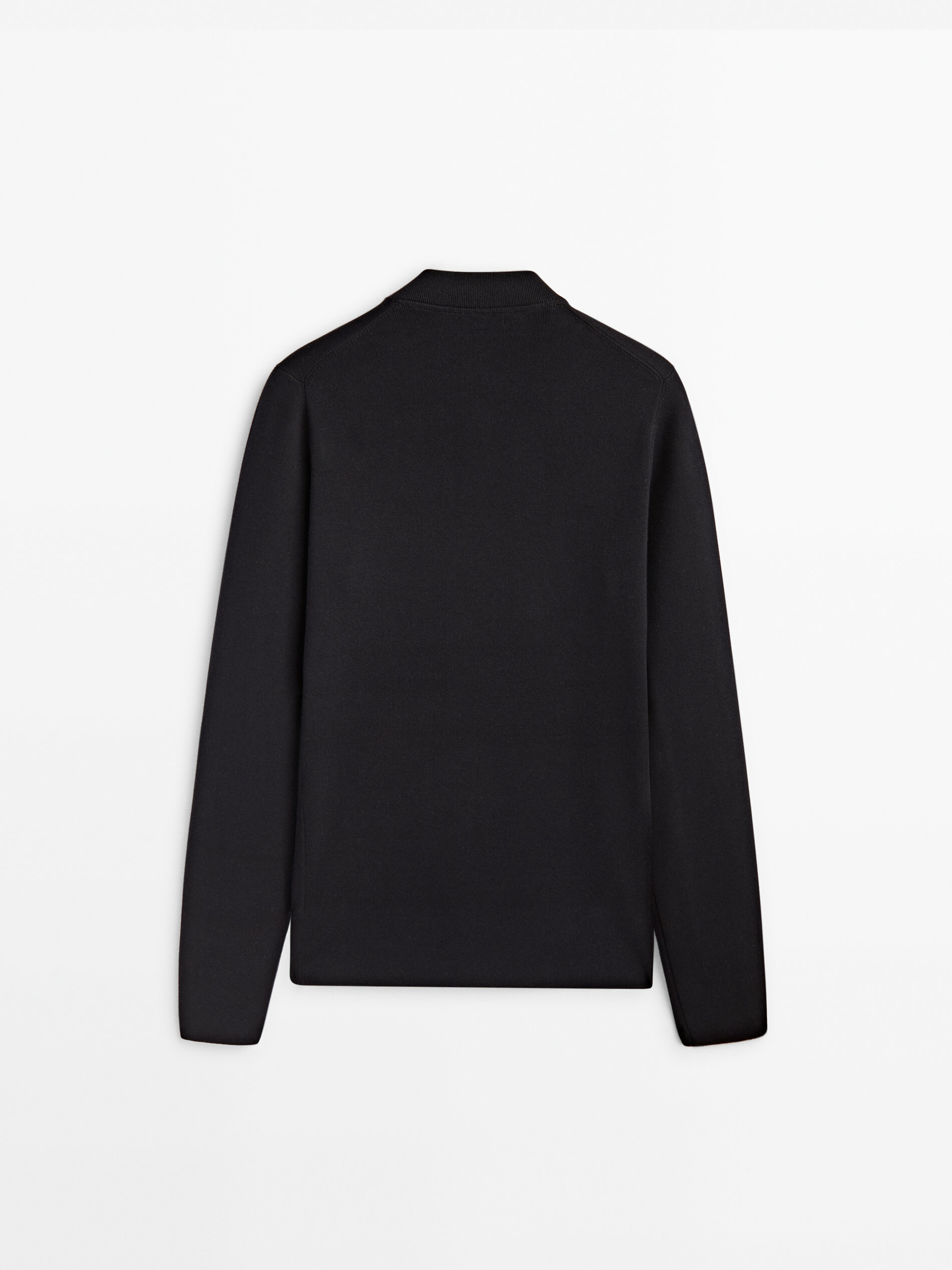 Cárdigan de punto tipo bomber - AZUL MARINO