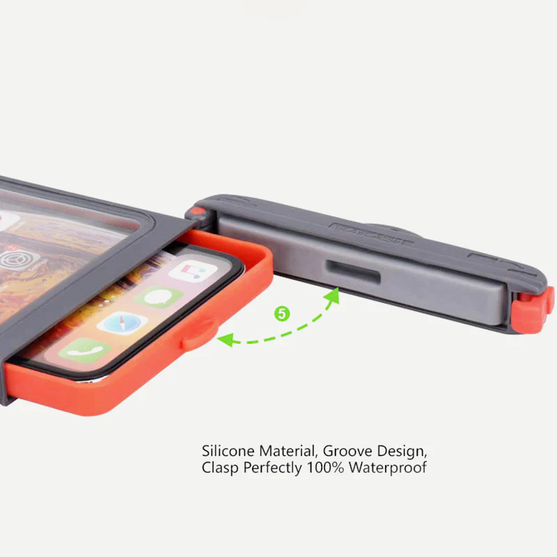 Universal Waterproof Phone Case IPX8 Cellphone Dry Bag for Vacation